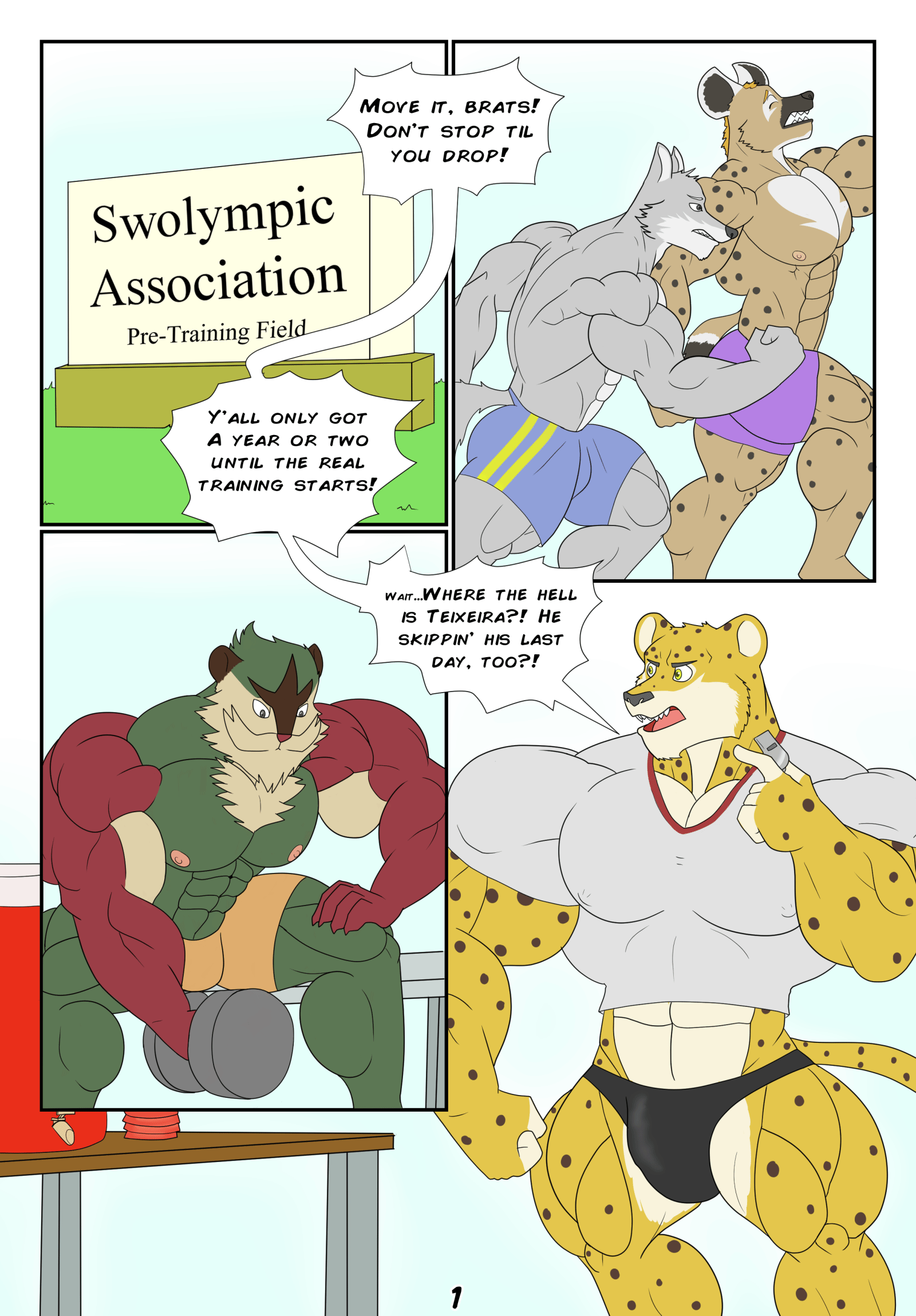 Swole World Chapter 1 page 1 full
