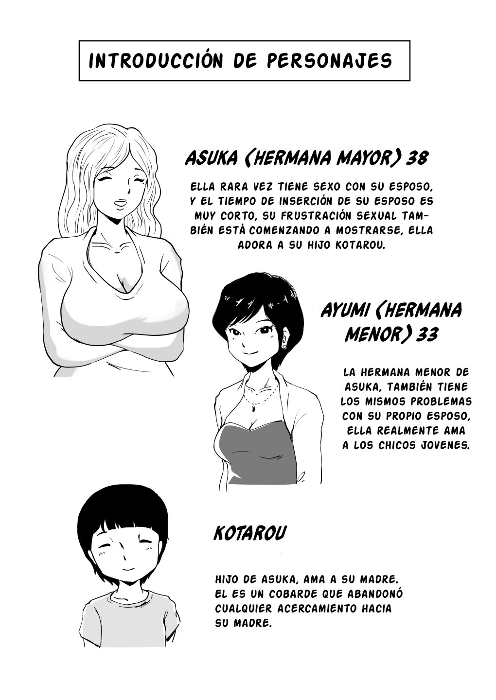 LA HISTORIA DE UN HIJO QUE ES EXPLOTADO SEXUALMENTE POR SU MADRE Y AYUMI -  Page 2 - IMHentai