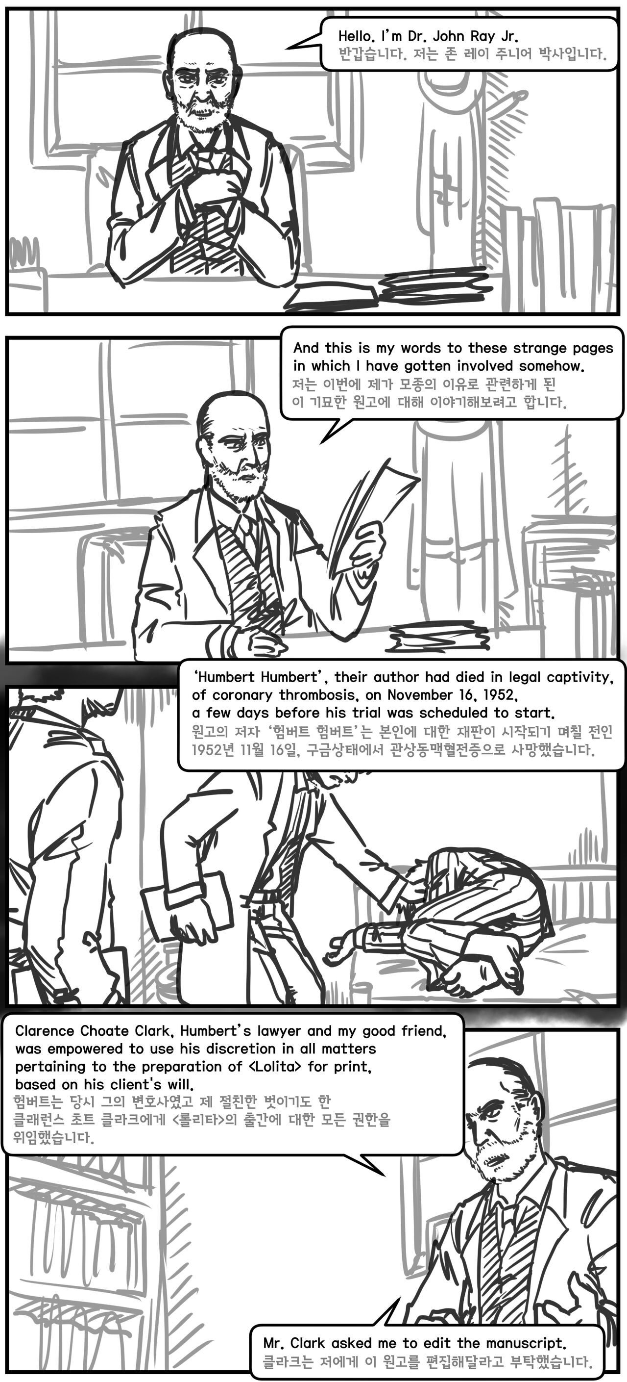 Lolita Comicalized "Afterword" | 만화로 쉽게 읽는 롤리타 "후기" page 3 full