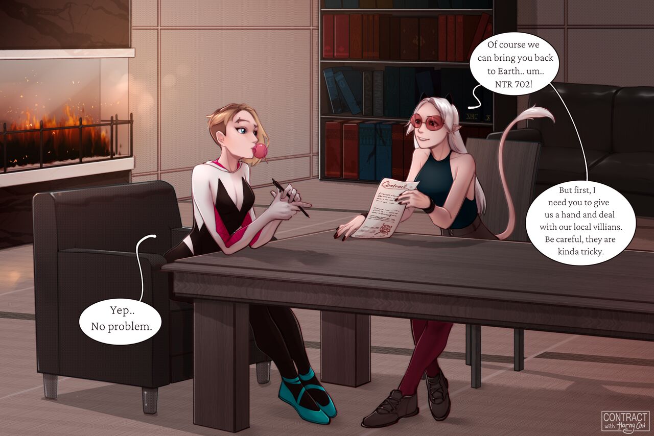 Contract with Spider-Gwen page 1 full