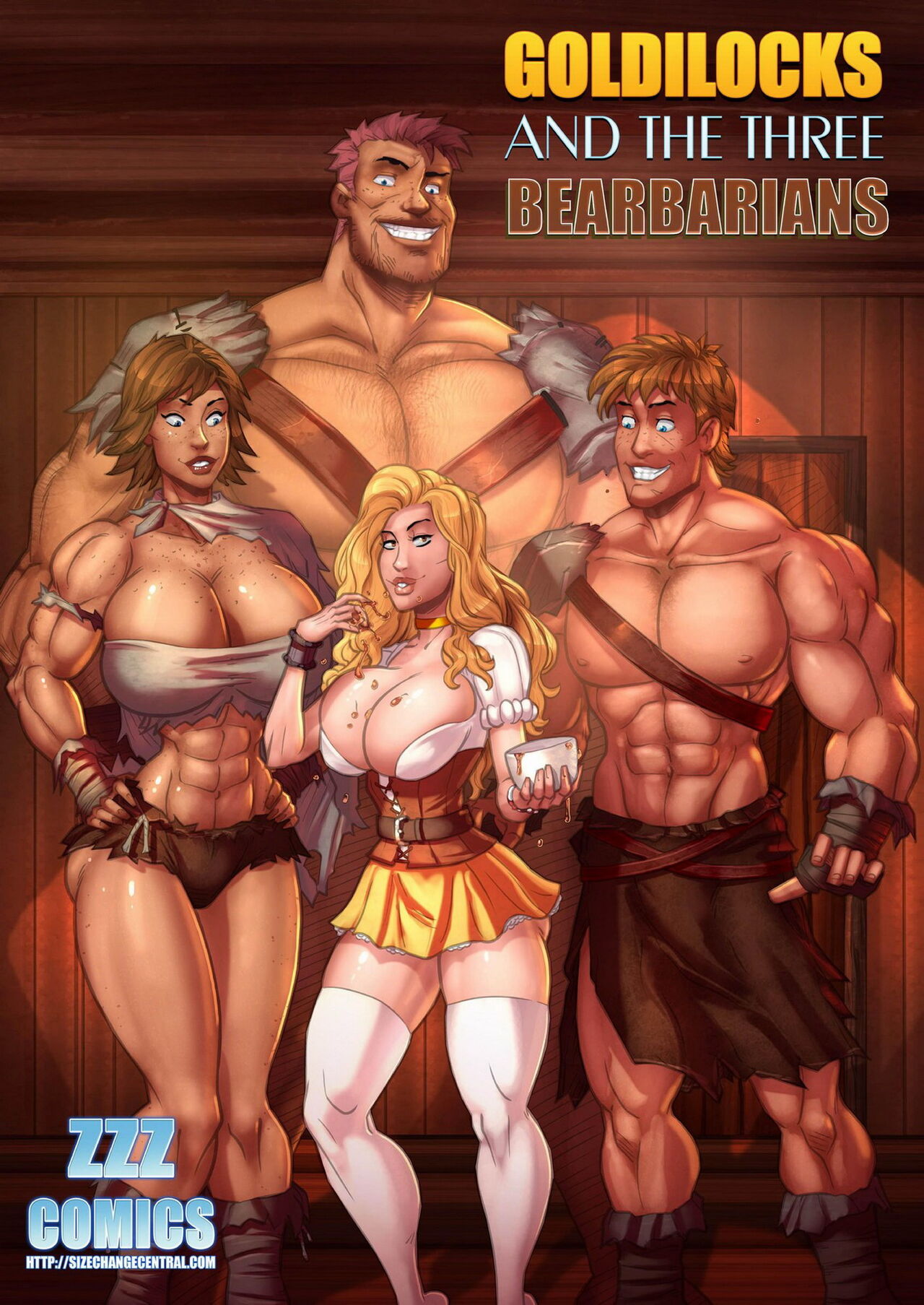ZZZ Comics – Goldilocks and The Three Bearbarians page 1 full