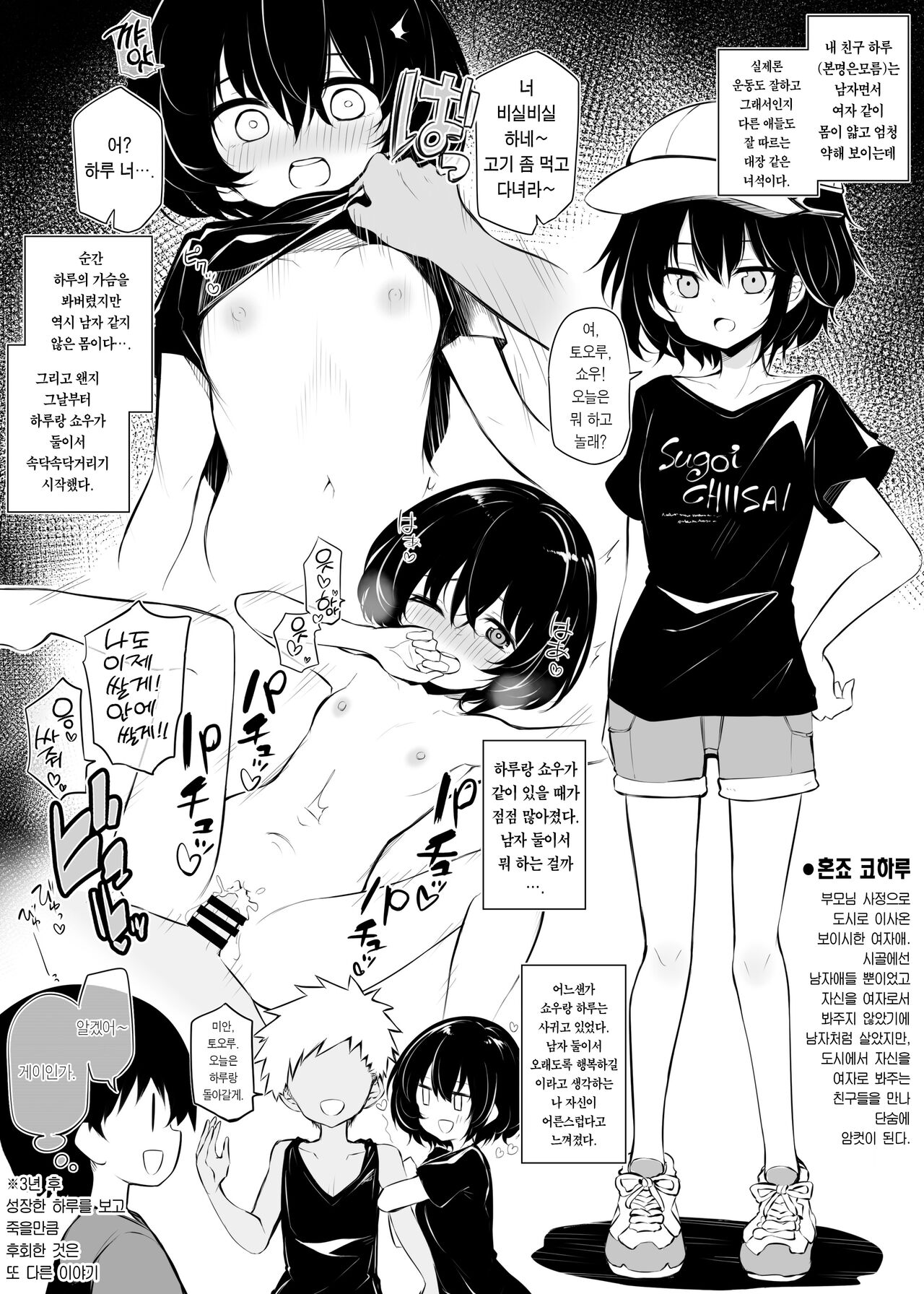 Inaka kara Hikkoshite kita Boyish na Onnanoko | 시골에서 온 보이시한 여자애 page 2 full