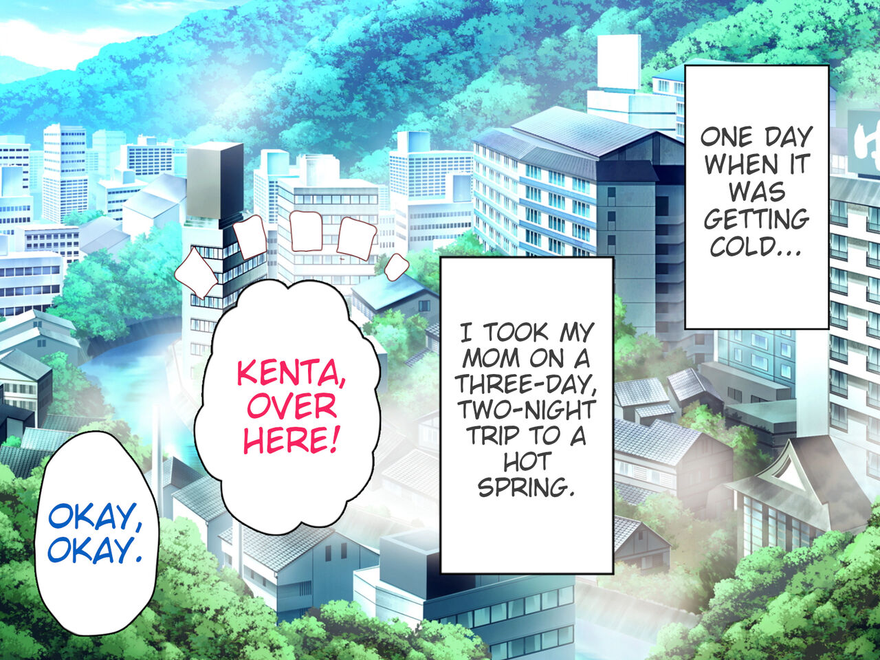 Kaa-san to Futarikiri de Onsen Ryokou page 1 full