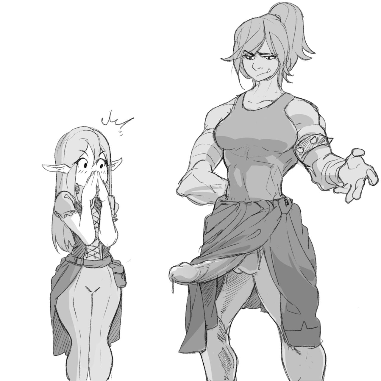 Futa Orc & The Elf page 1 full