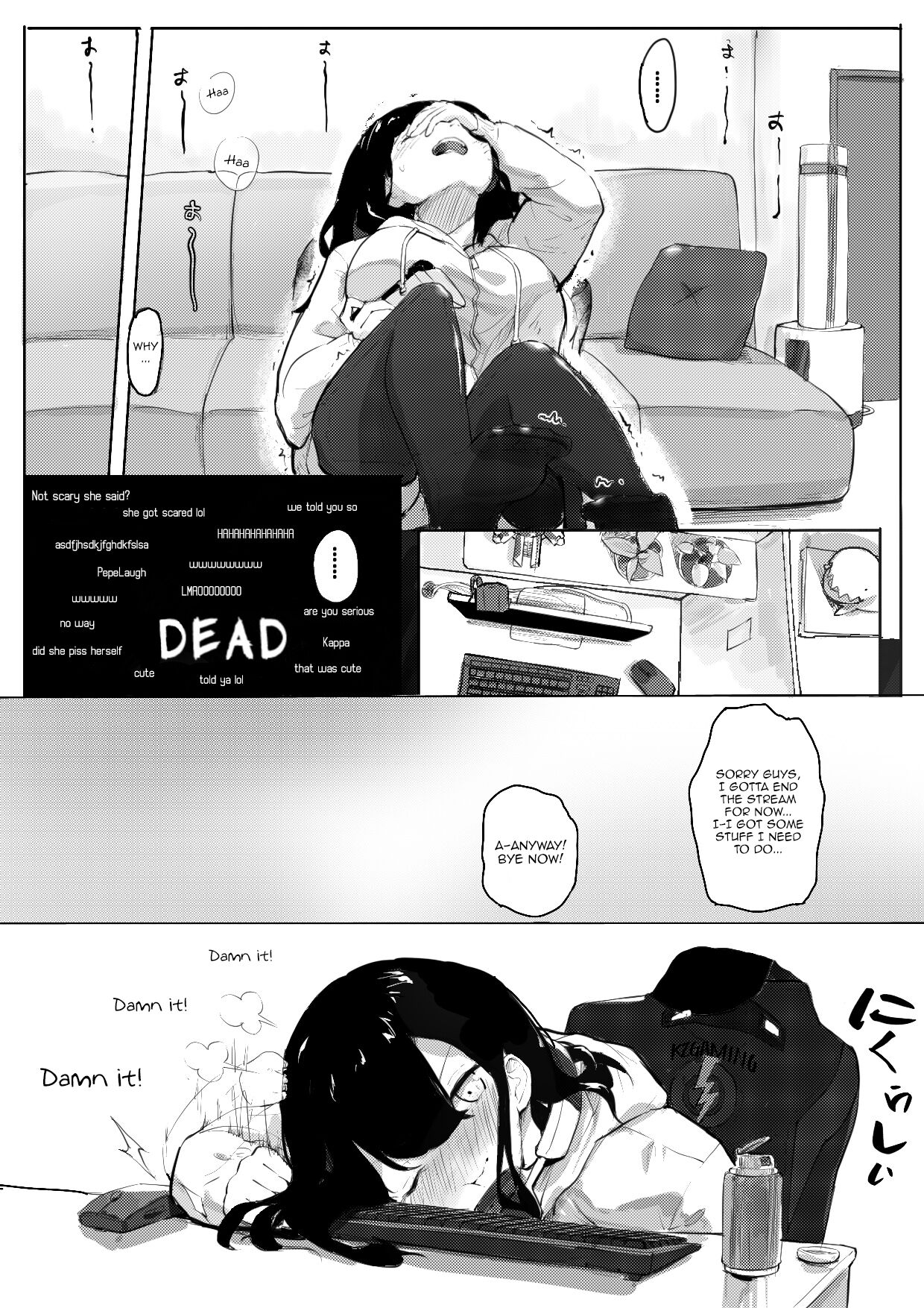 强制喵化2 恐怖游戏^放送事故 | Forced Meow-ification 2 Horror game^Live stream fail gone wrong page 5 full