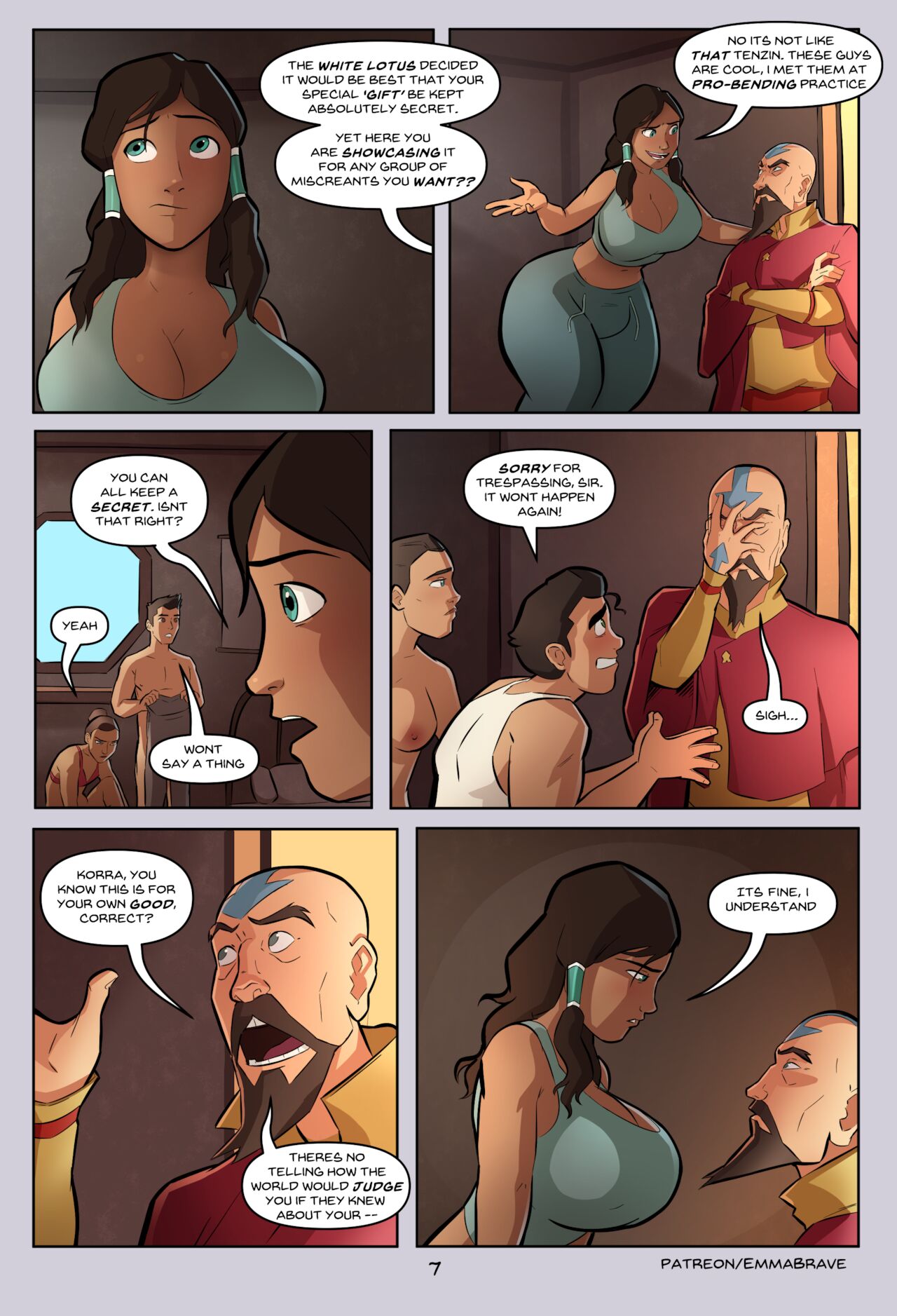 Korra: Book One page 8 full