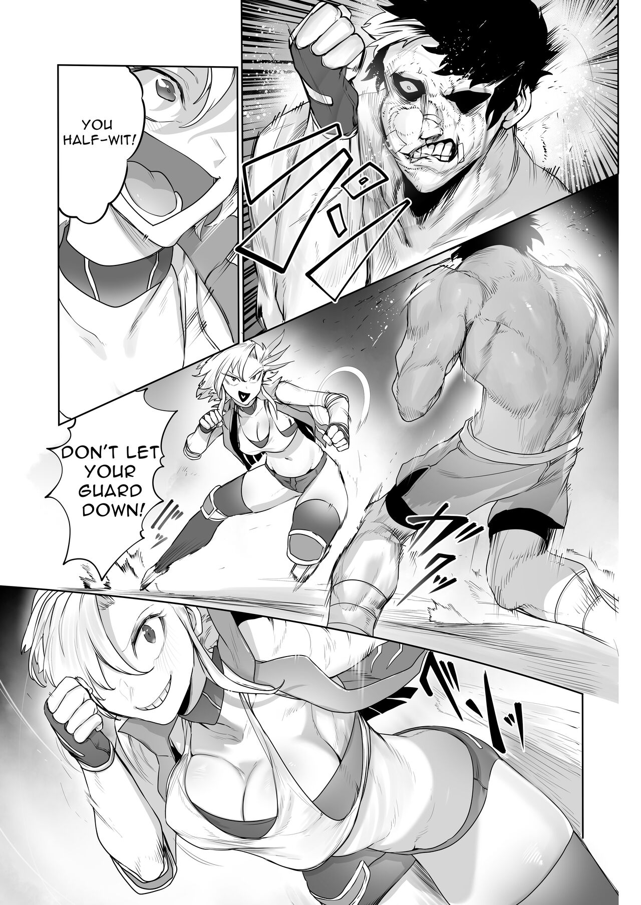 Kakutou Rape -Saikyou Shoujo Touka ga Okasareta Hi- | Battle Rape -Touka the Undefeated's Day of Humiliation- page 8 full