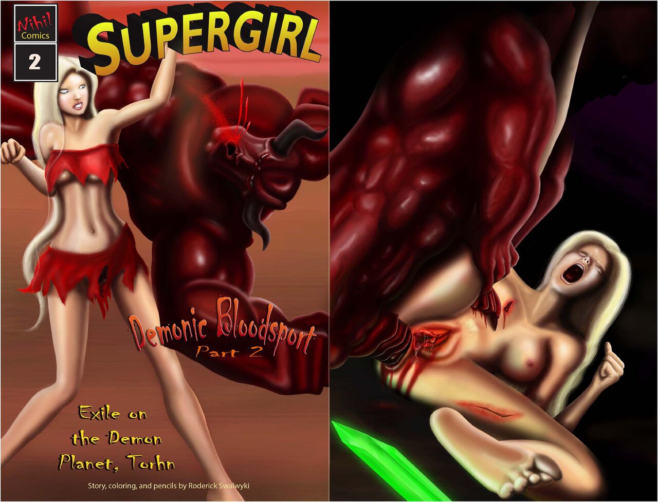 Supergirl: Issue #2 - Demonic Bloodsport Part 2 page 1 full