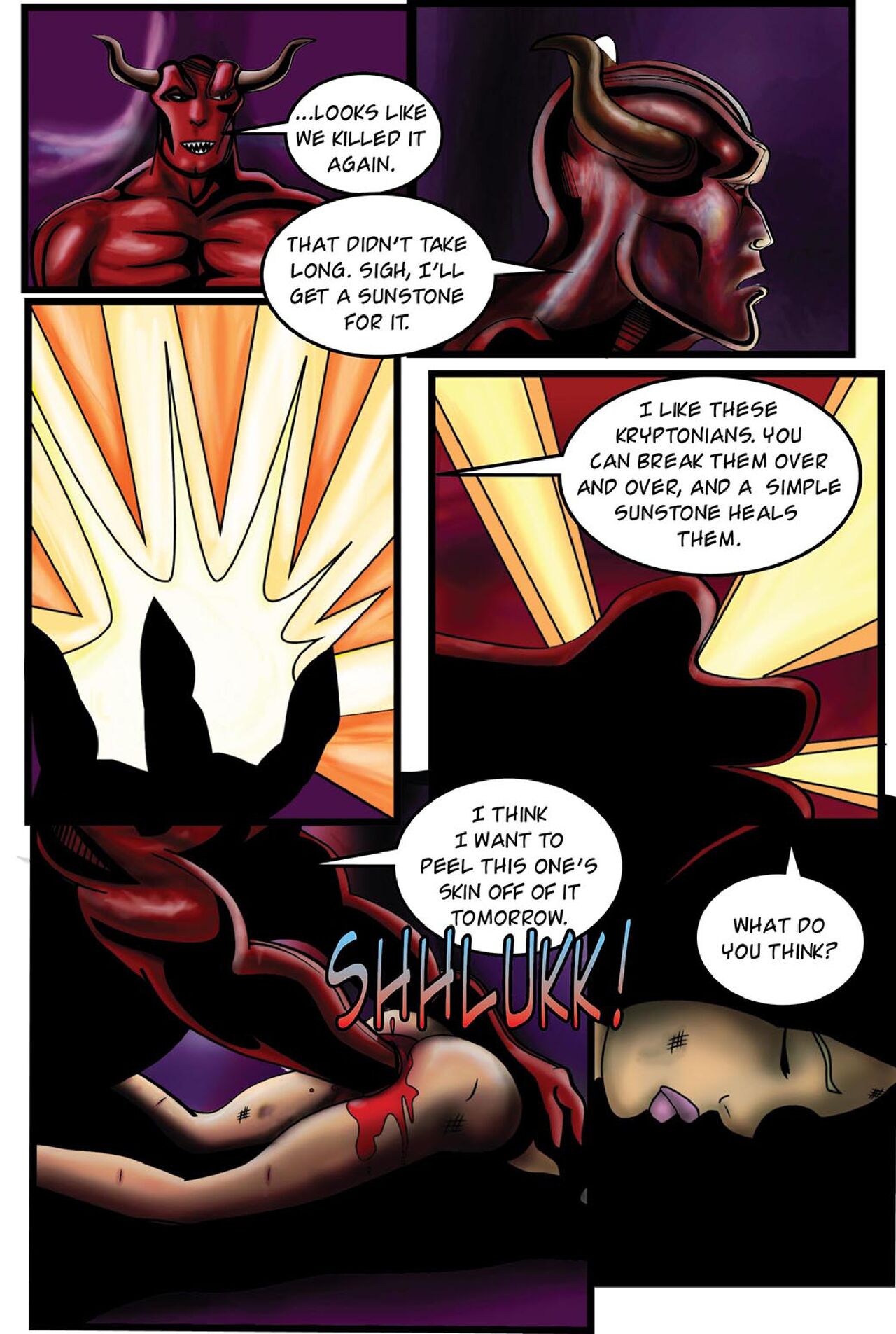 Supergirl: Issue #2 - Demonic Bloodsport Part 2 page 10 full