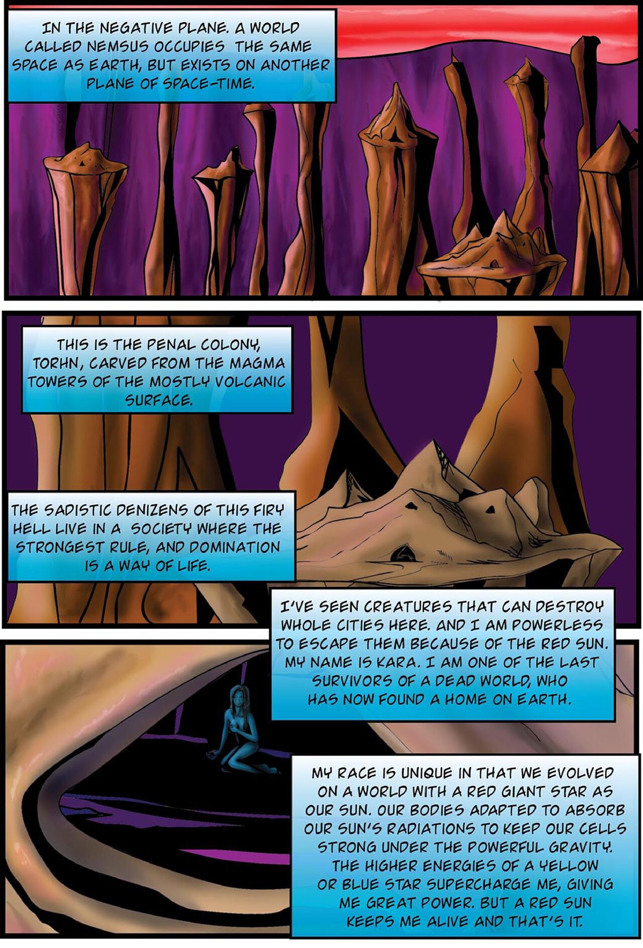 Supergirl: Issue #2 - Demonic Bloodsport Part 2 page 2 full