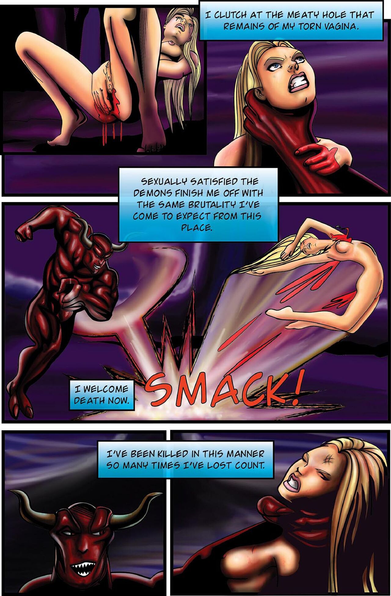 Supergirl: Issue #2 - Demonic Bloodsport Part 2 page 8 full