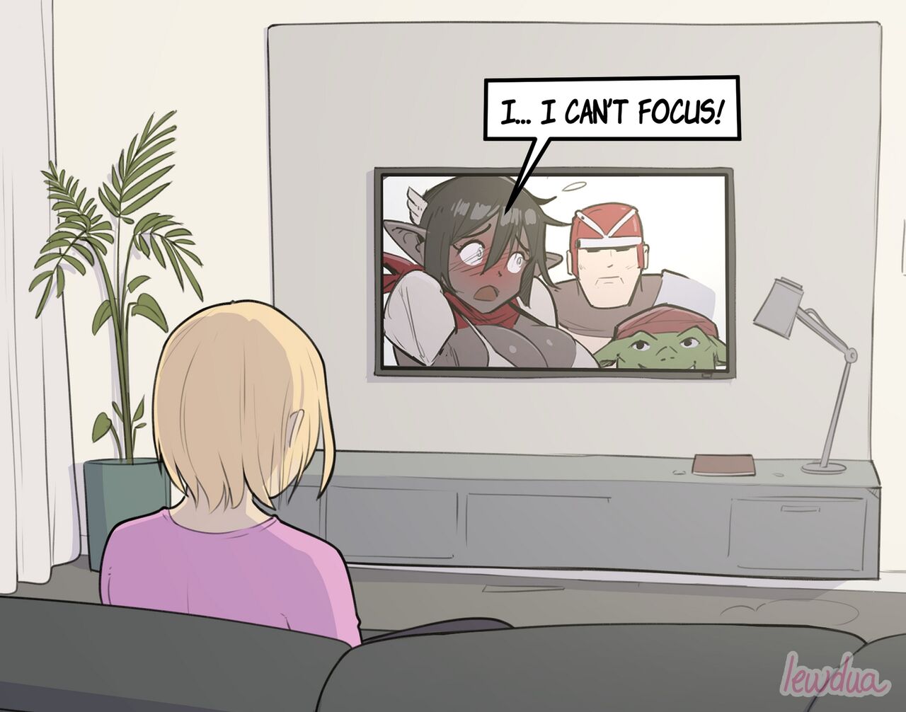 Nessie Alone in the Apartment page 10 full