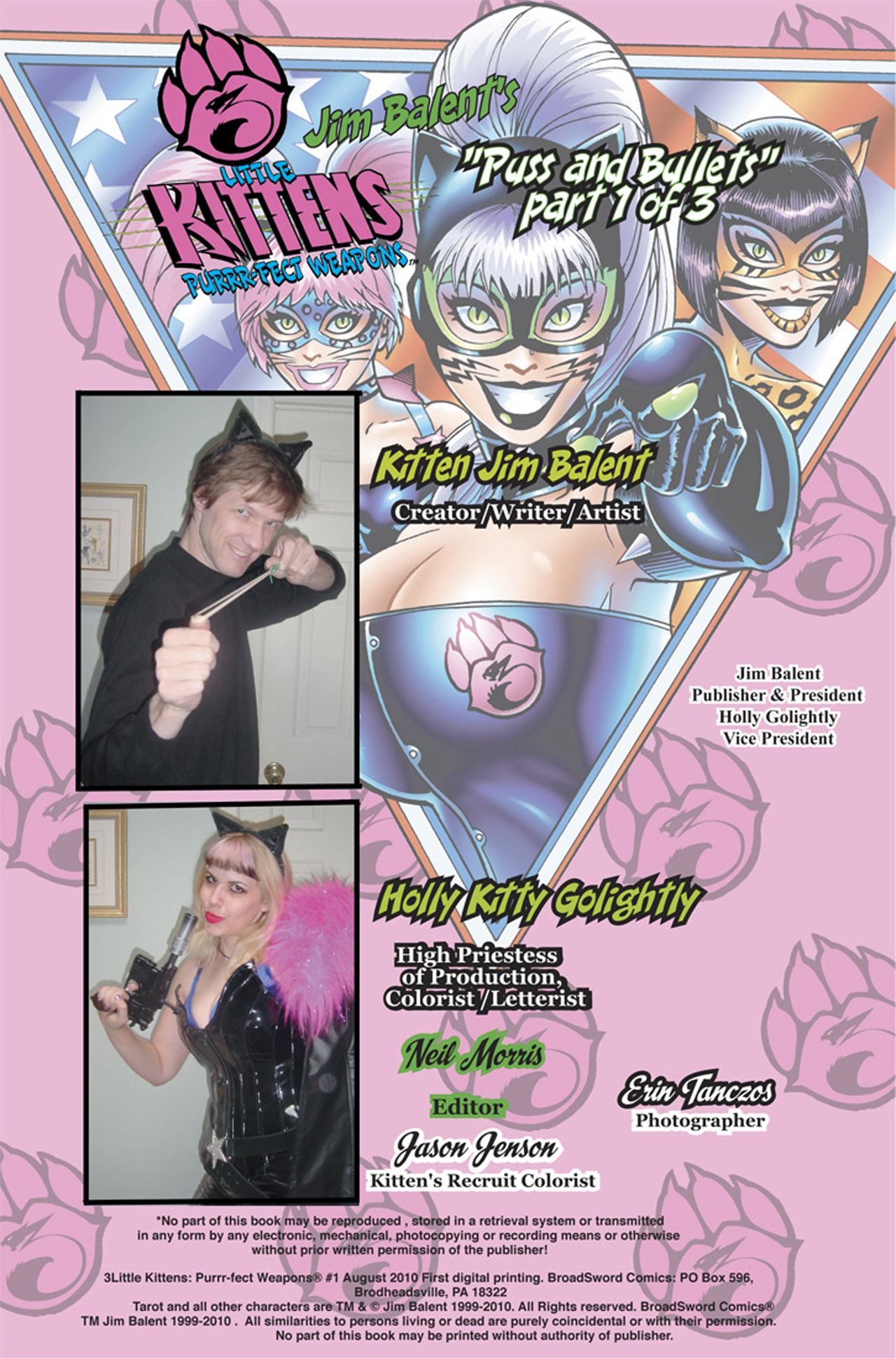 3 Little Kittens - Purrr-Fect Weapons V2002 #1 page 2 full