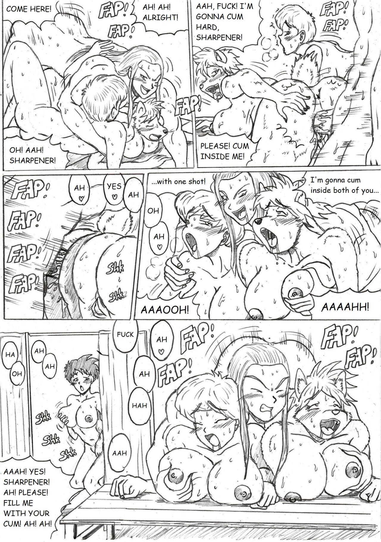 DRAGON BALL NTR 7 - After Gym Class page 4 full