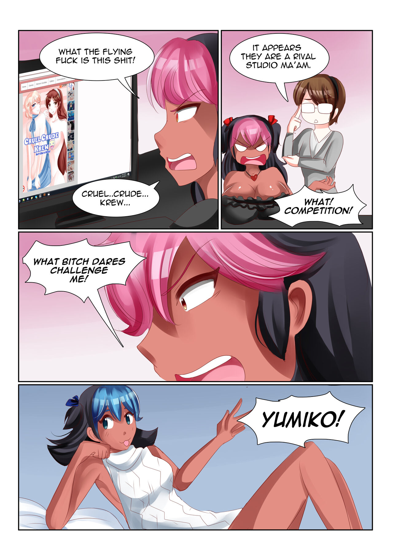 Kinky Kawaii Club vs Cruel Crude Krew page 2 full