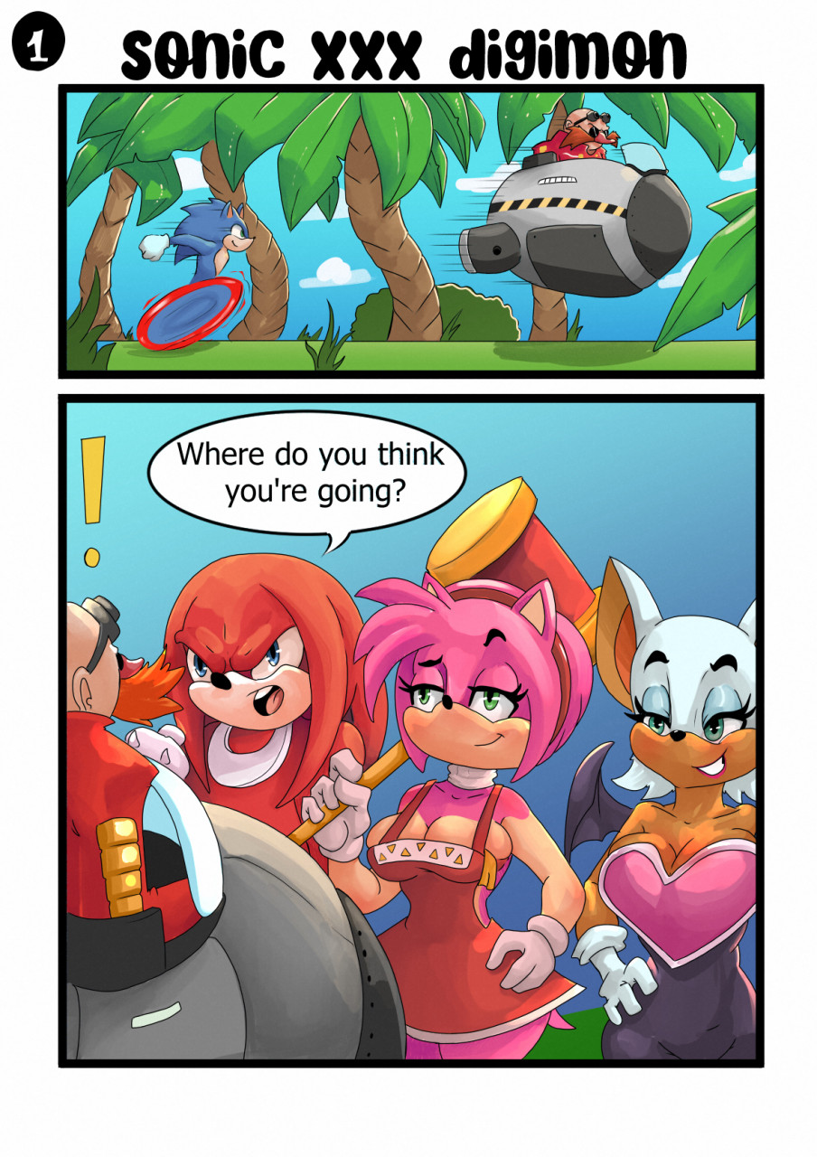 Sonic XXX Digimon page 1 full