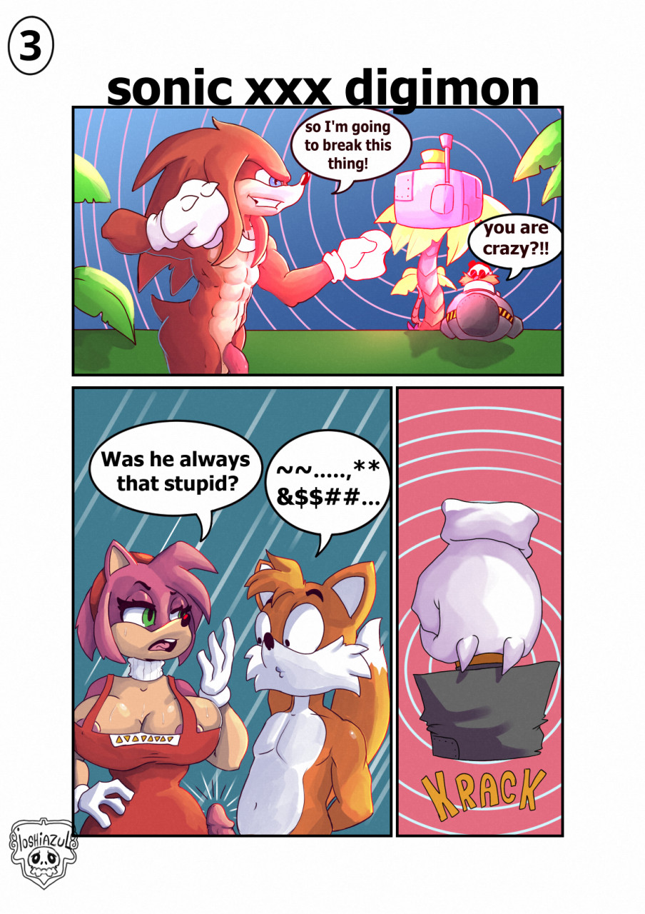 Sonic XXX Digimon page 3 full