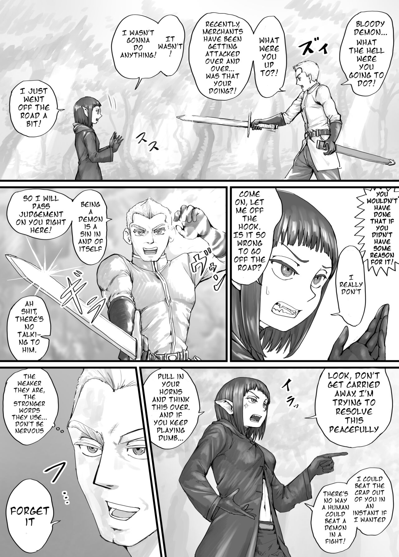 魔族ちゃん漫画1 （English Version） page 4 full