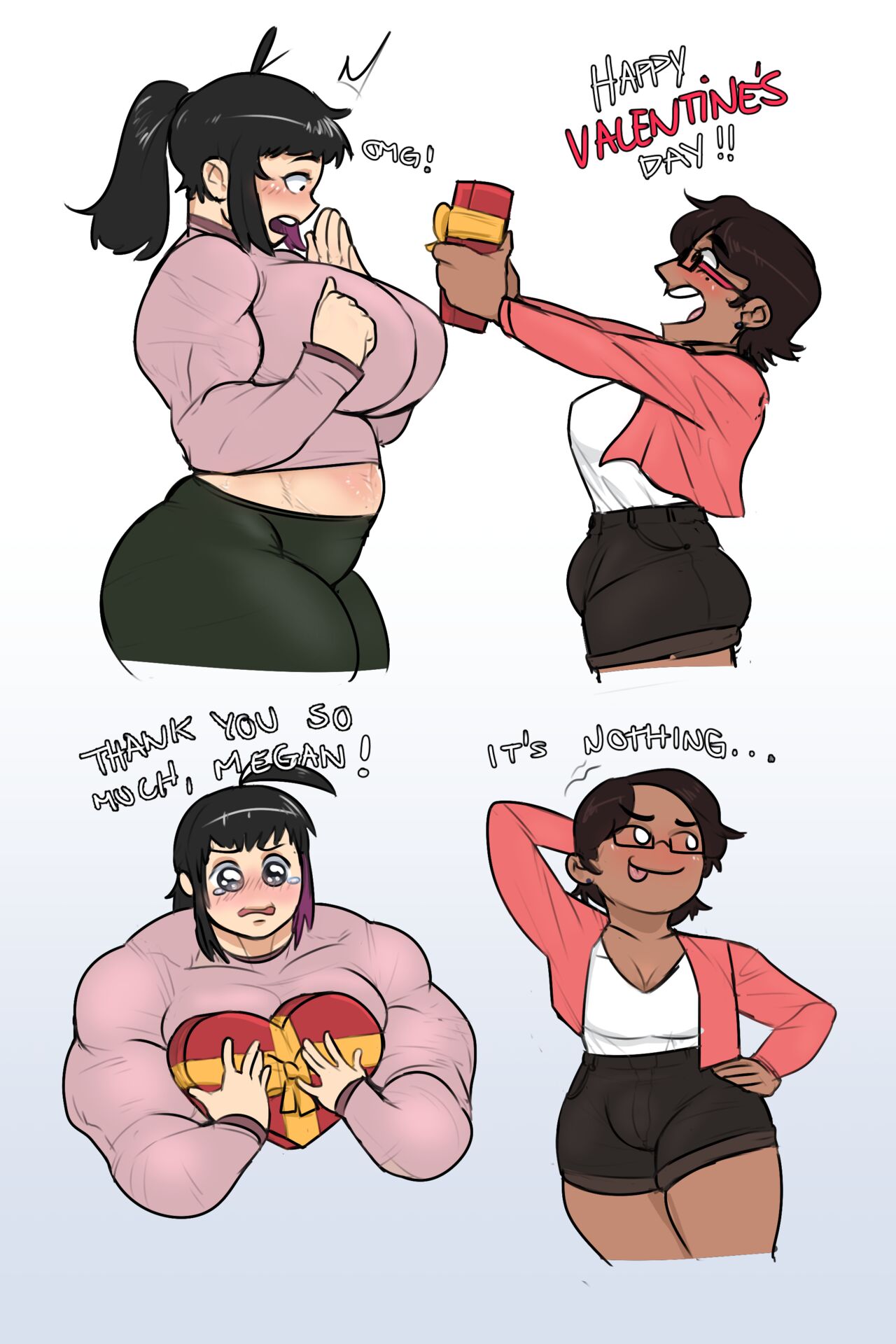 Anne and Megan Valentines page 1 full