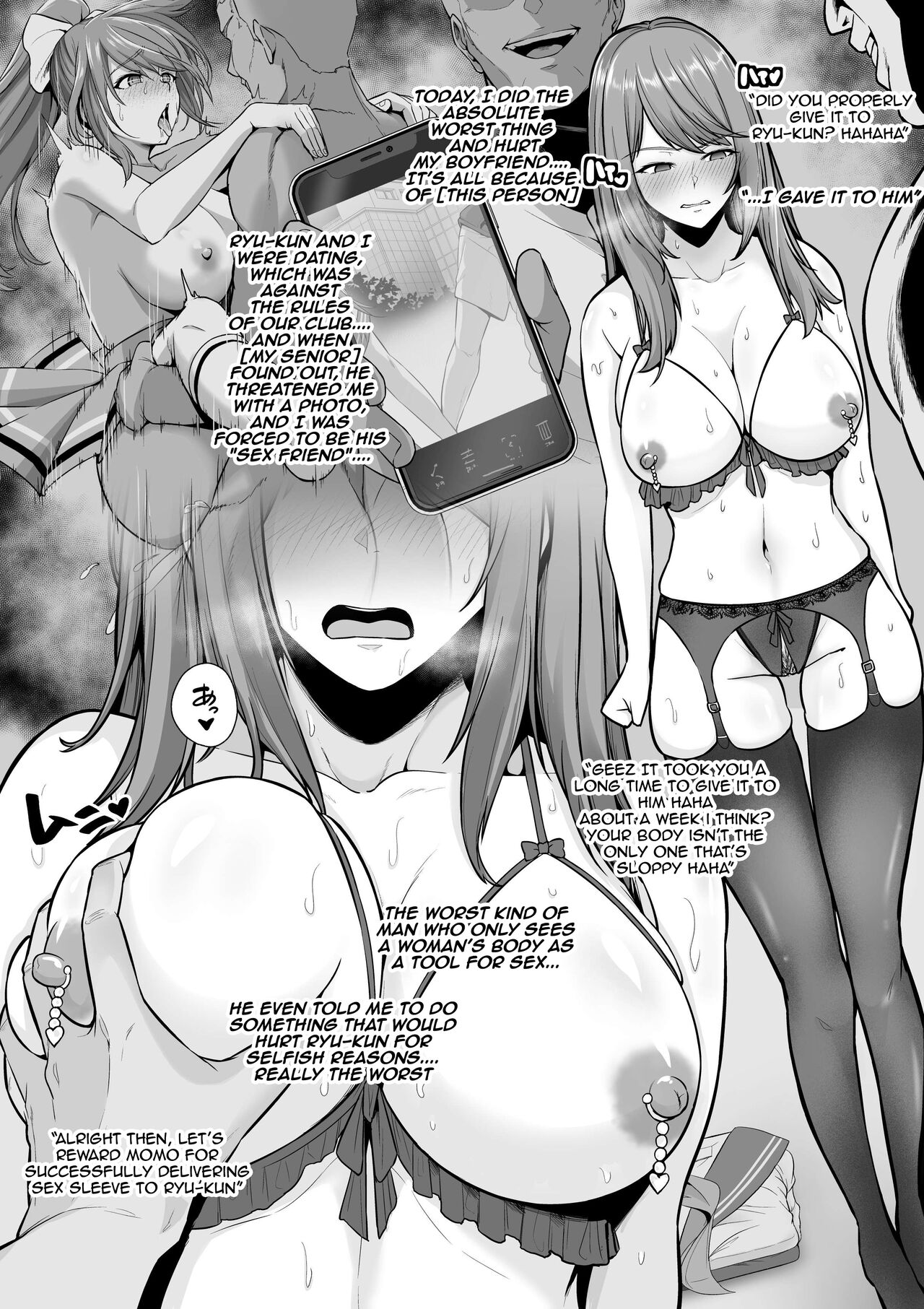 Zoku Toshiue Cheerleader no Kanojo o Senpai no Dekachin ni Netorareru | Sequel of My Older Cheerleader Girlfriend is Being Cuckolded by Senior's Big Dick page 3 full