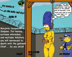 The Simpsons Porn Captions - FJM BDSM Marge Simpson - IMHentai
