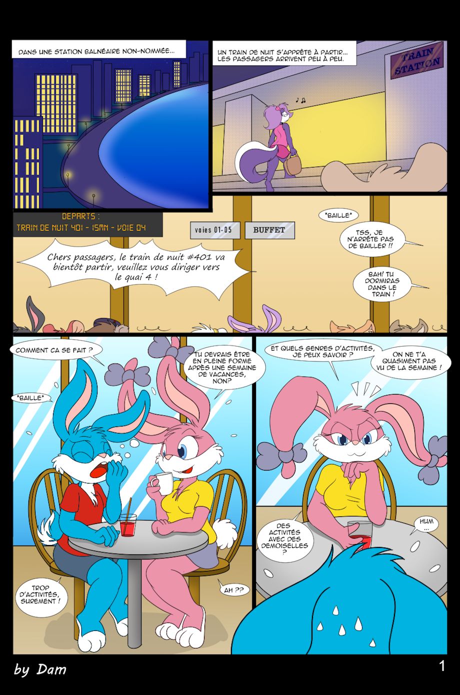 Toons on a train page 1 full
