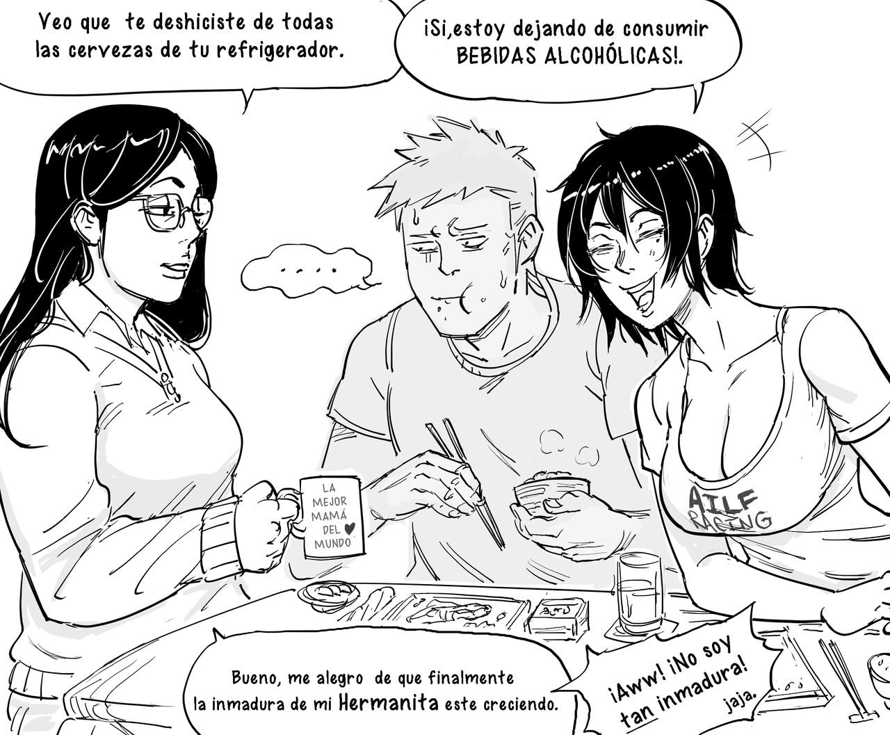 Drunk aunt keeps on suggesting silly jokes+extras page 5 full