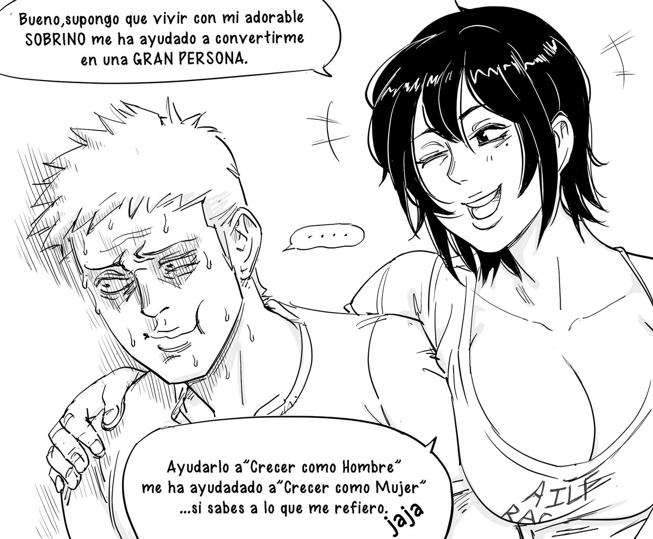 Drunk aunt keeps on suggesting silly jokes+extras page 6 full