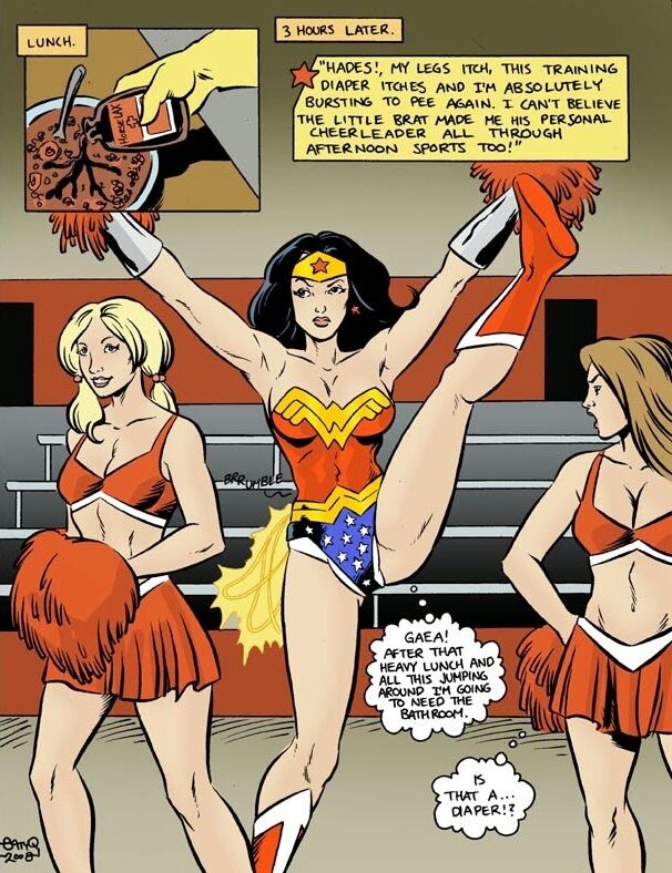 Diapered Wonder Woman page 6 full