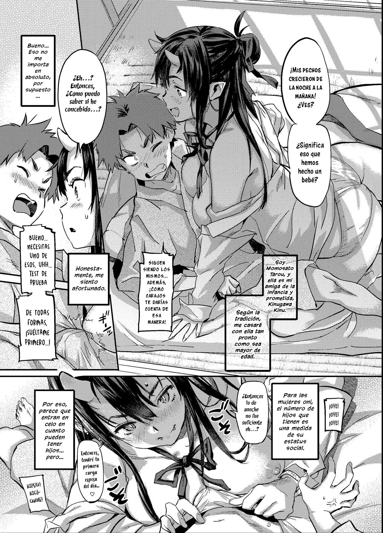 Oni-Musume-chan wa Hatsujouki! | ¡La chica Oni está en celo! page 7 full