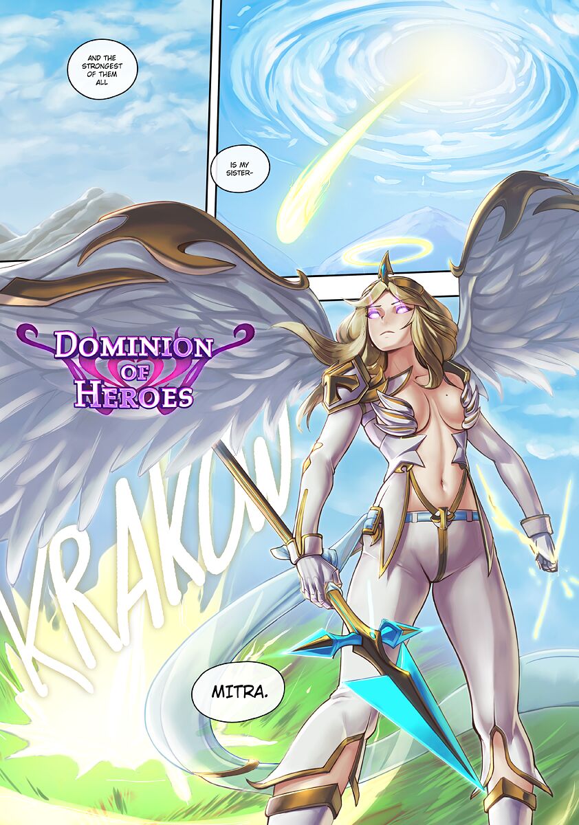 Dominion of Heroes Comic #5. Mitra page 2 full
