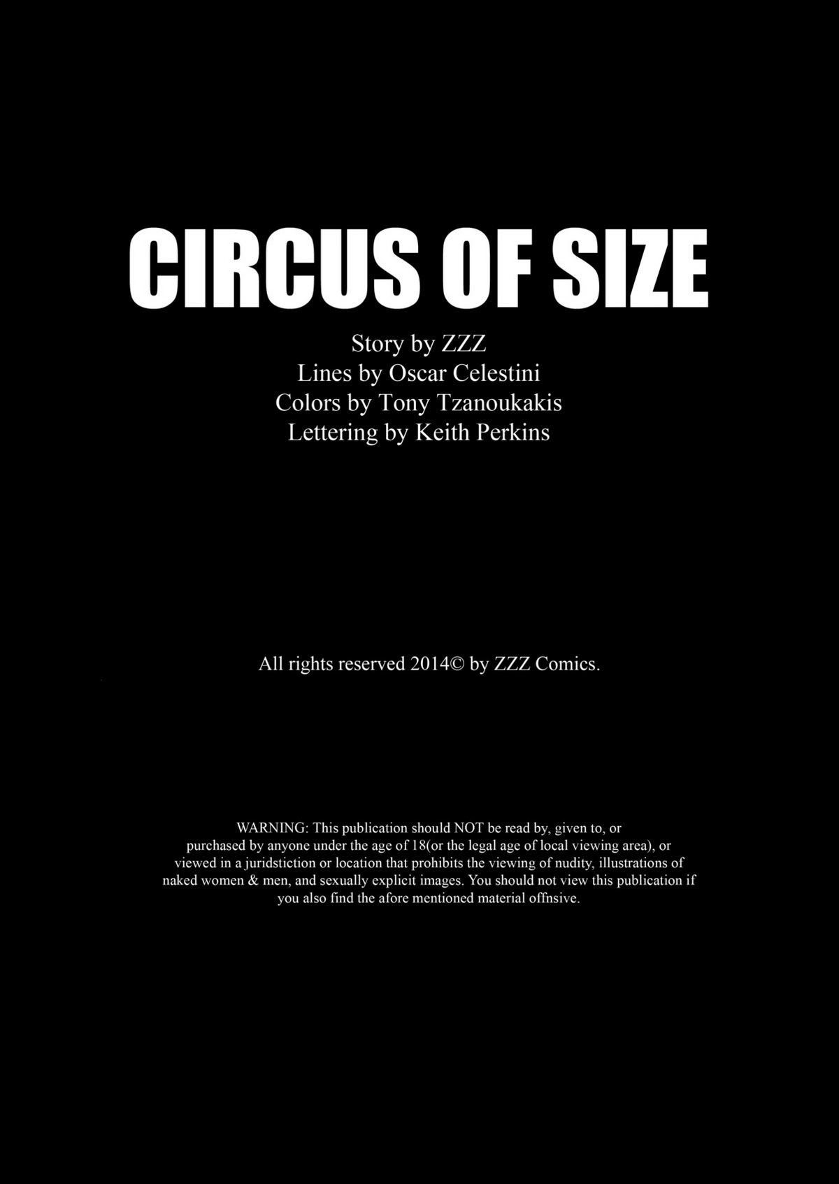 ZZZ Comics - Circus of Size page 2 full