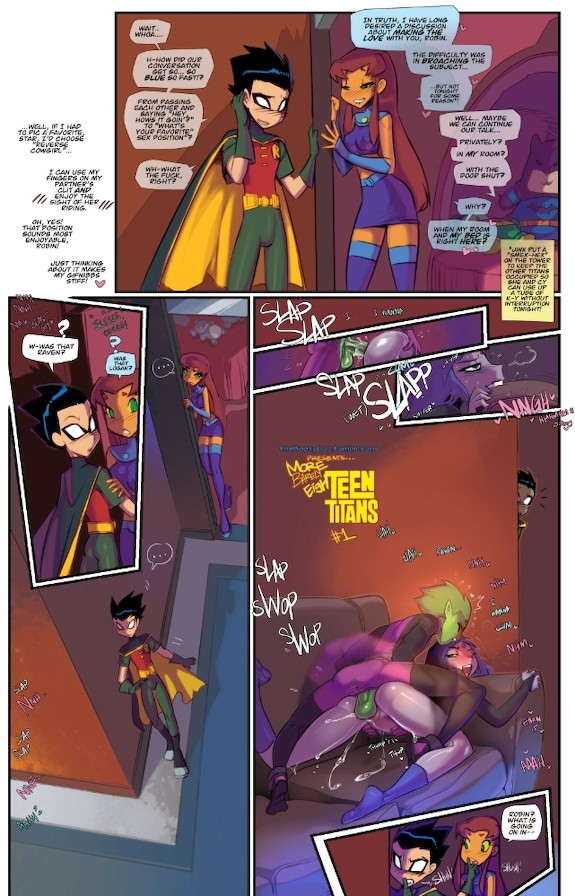 Teen Titans - Starfire and Robin page 1 full