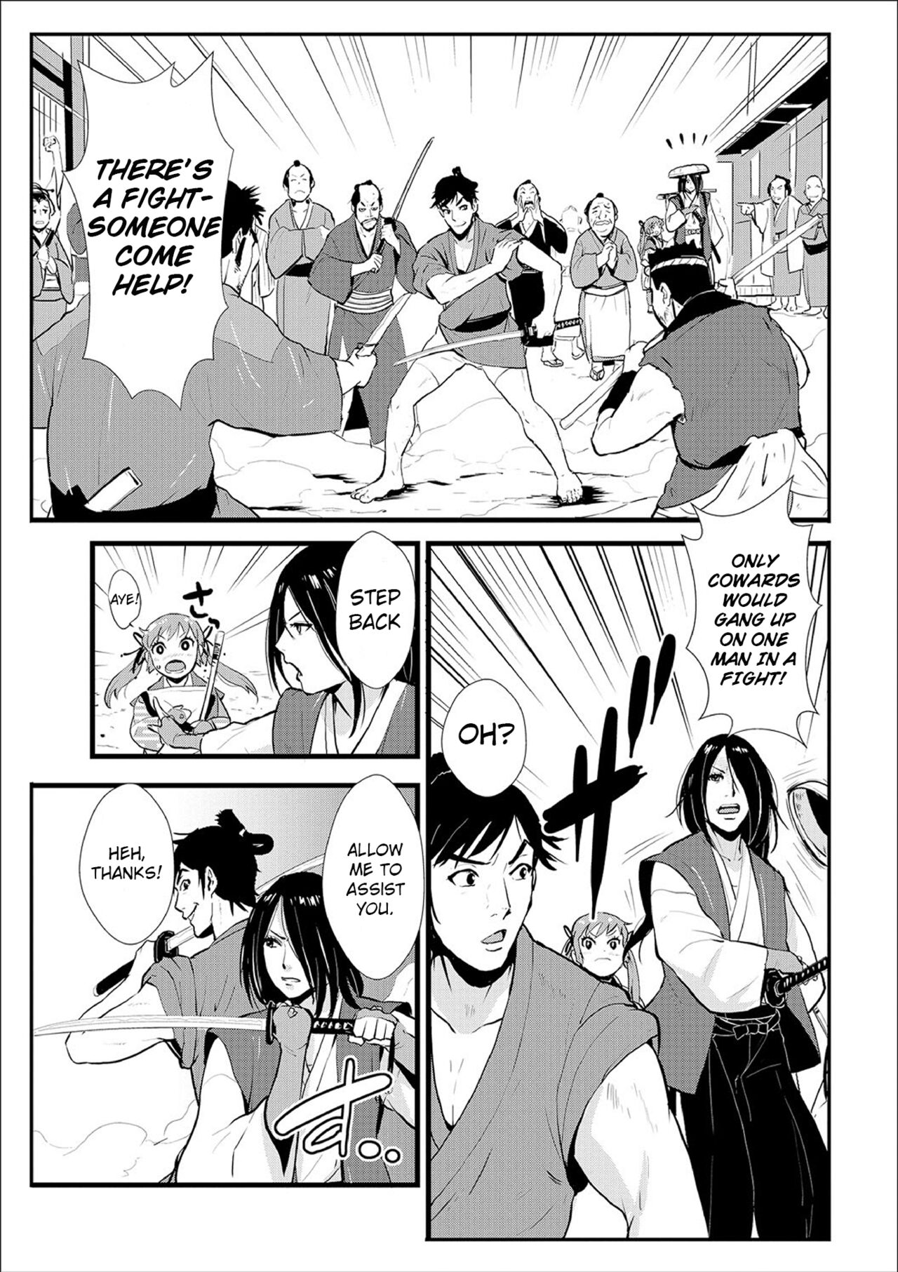 Knocked Up Samurai 02: The Post Town and the Ronin, Tied and Teased page 5 full
