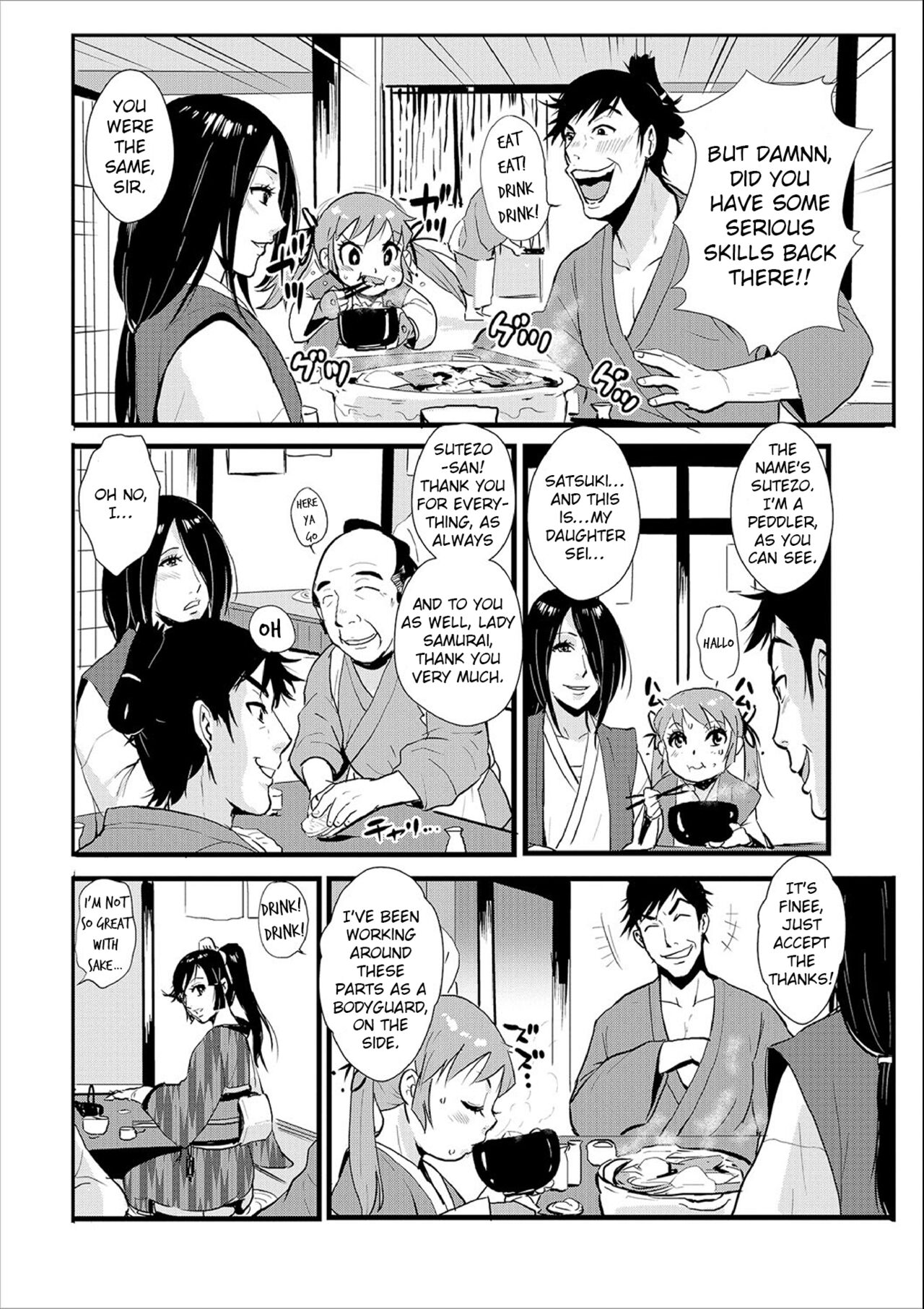 Knocked Up Samurai 02: The Post Town and the Ronin, Tied and Teased page 8 full