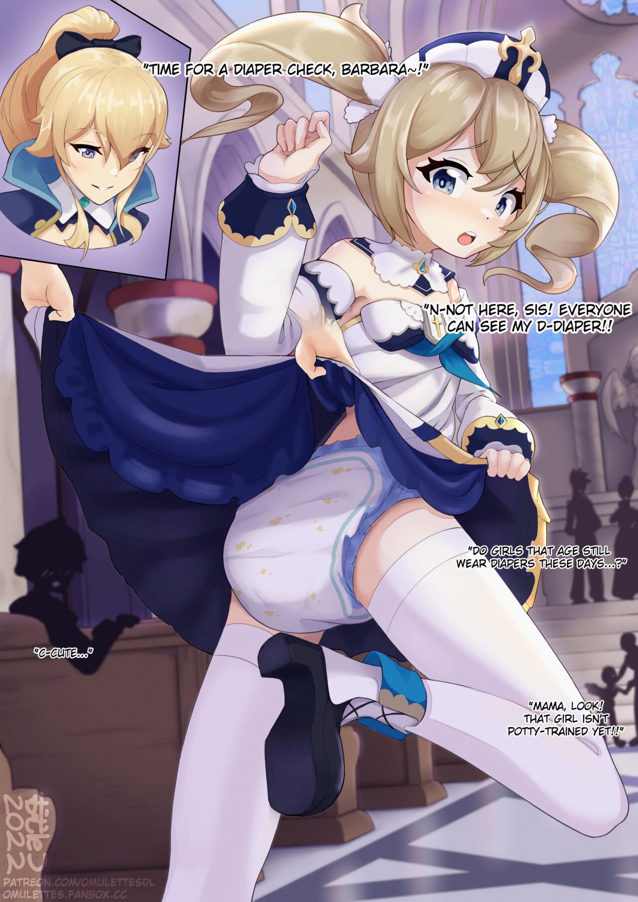 Genshin impact Diaper Art collection. page 10 full