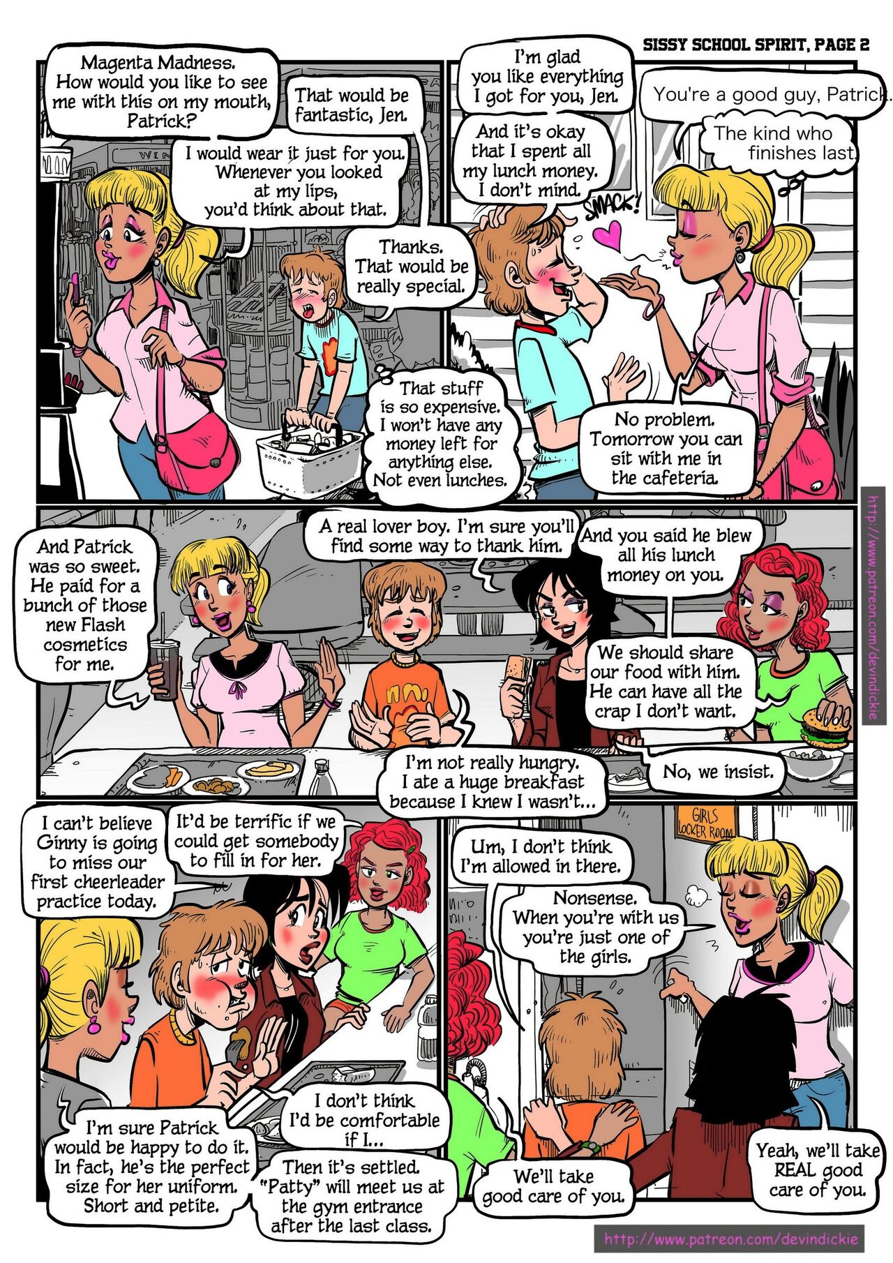 Devin Dickie - Sissy School Spirit page 2 full