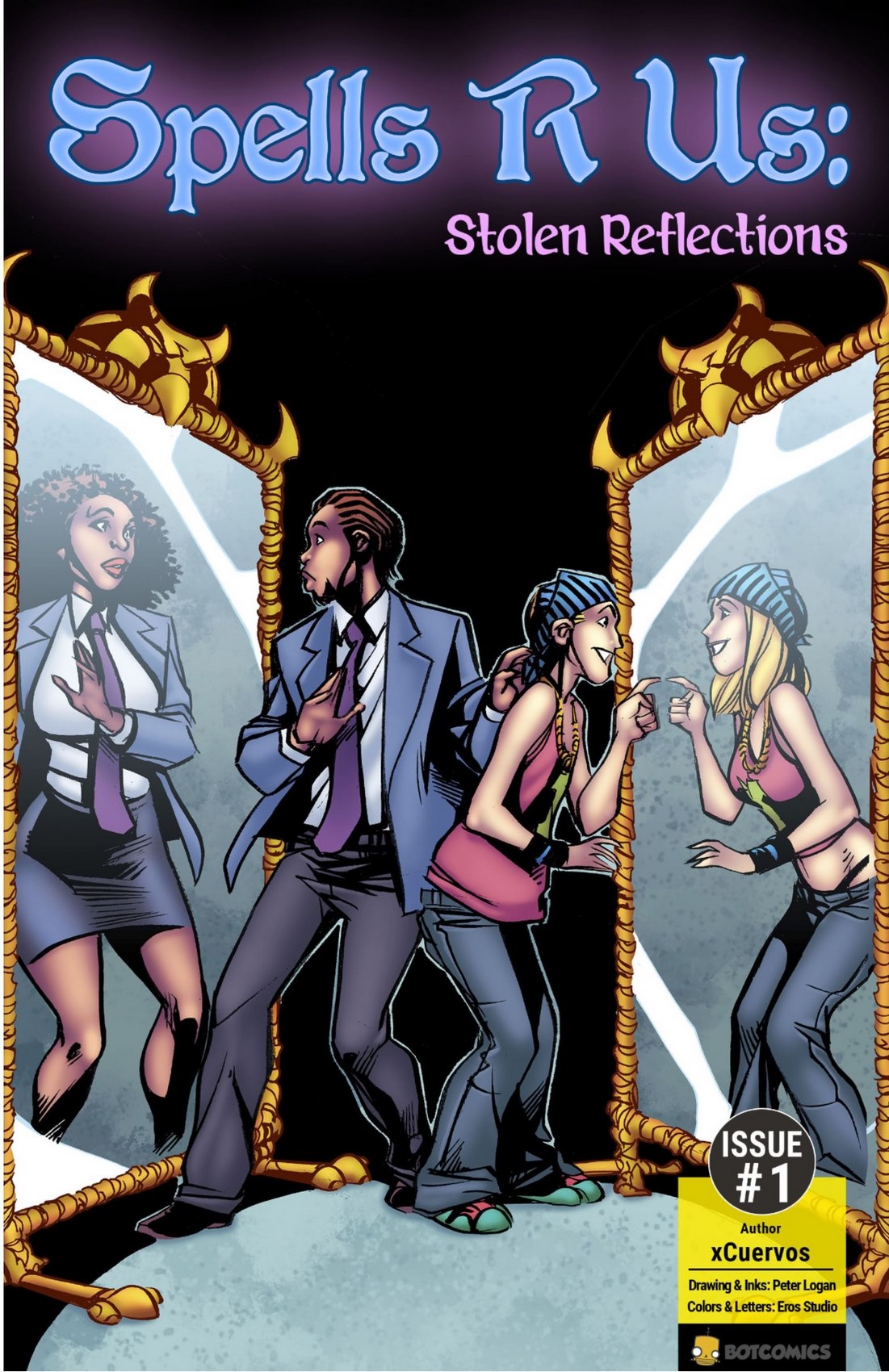 Botcomics - Spells R Us: Stolen Reflections  by xCuervos , Peter Logan , Eros Studio page 1 full