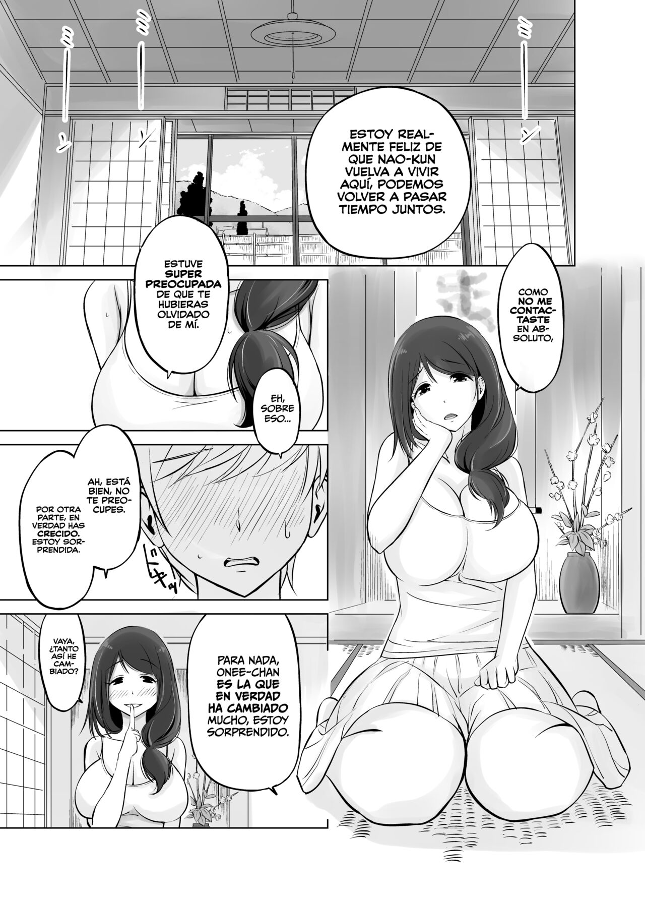 Itoko no Onee-chan to Boku no Amaama Seikatsu | Mi Dulce Vida Sexual con Onee-chan page 8 full