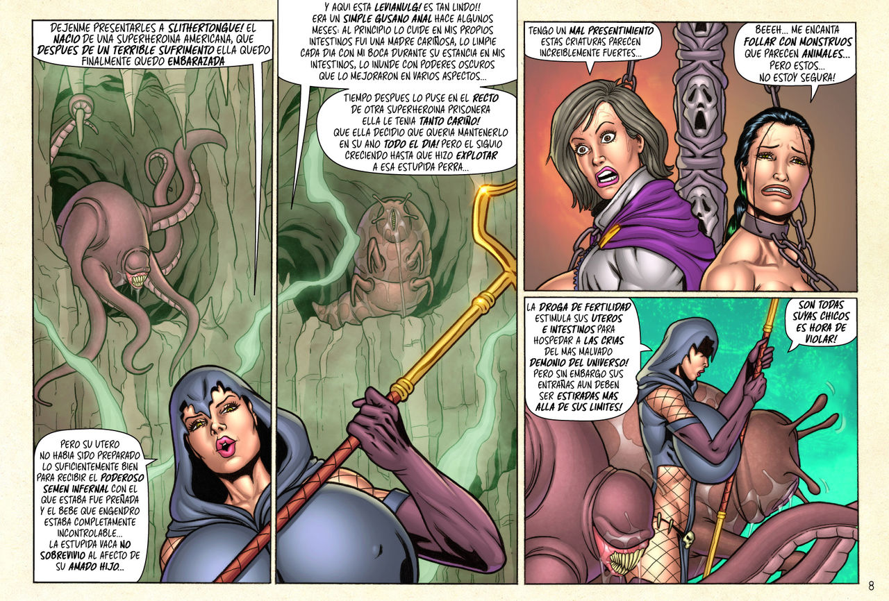 SuperHeroineComixxx - Demonic Fuck Feast in Mythra's Lair!  COMPLETA page 10 full