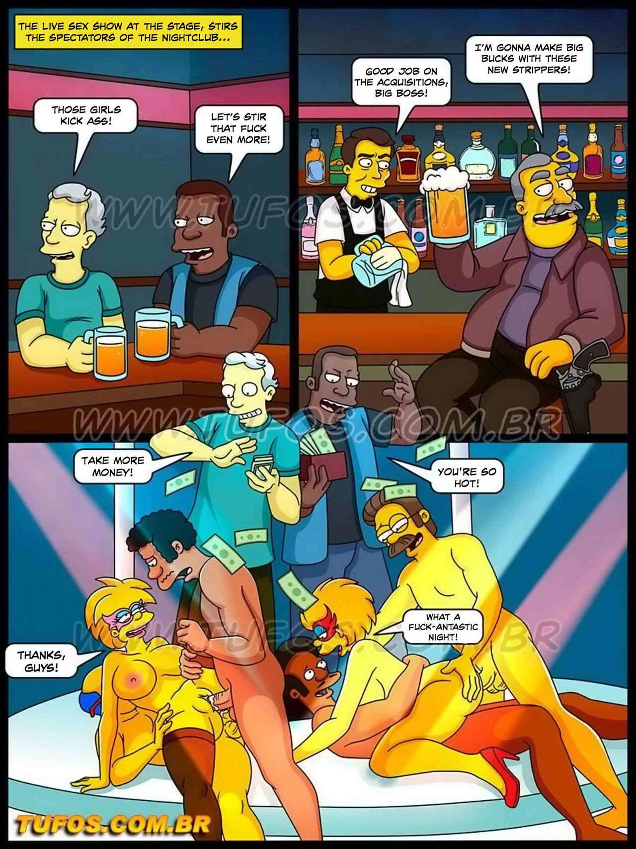 Os Simptoons 40 – A Very Crazy Night – Tufos - english page 10 full
