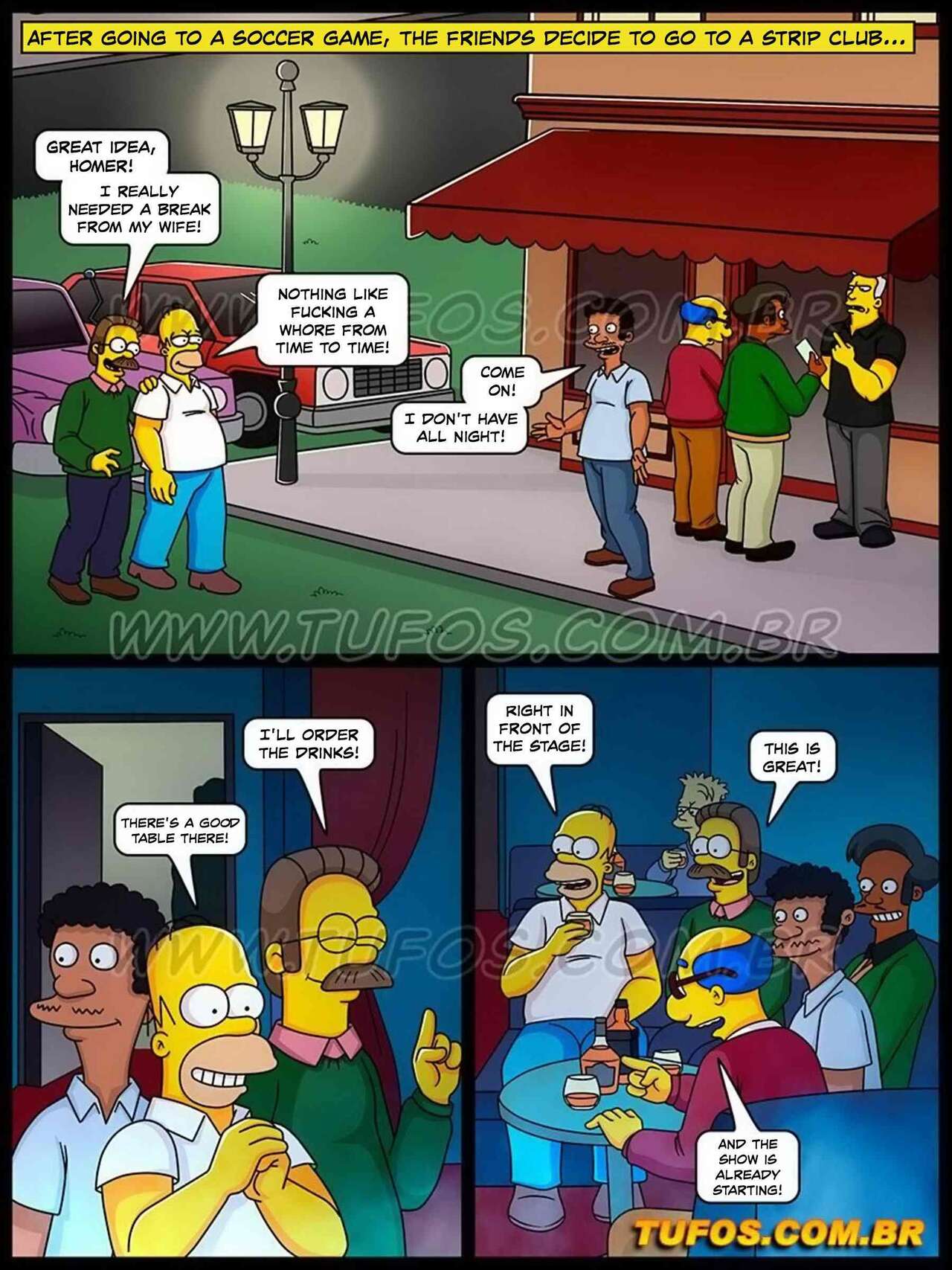 Os Simptoons 40 – A Very Crazy Night – Tufos - english page 2 full
