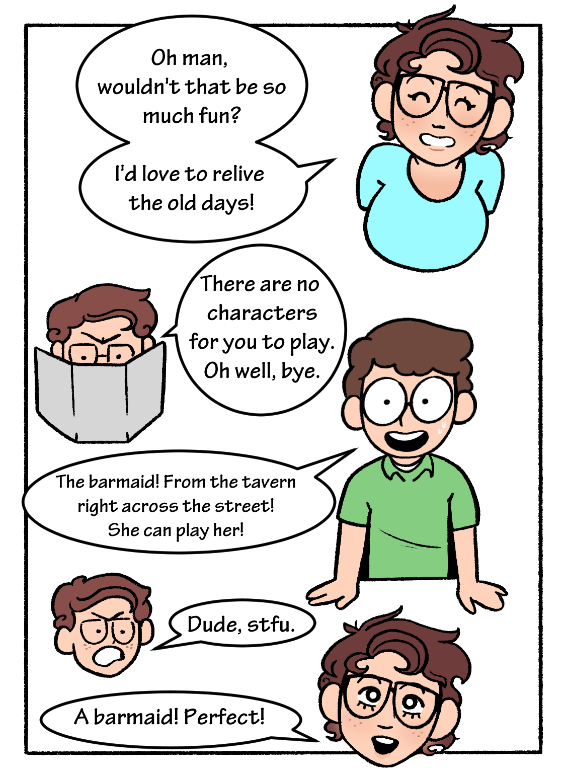 Hey! Don't Interrupt Our DND Campaign! page 6 full