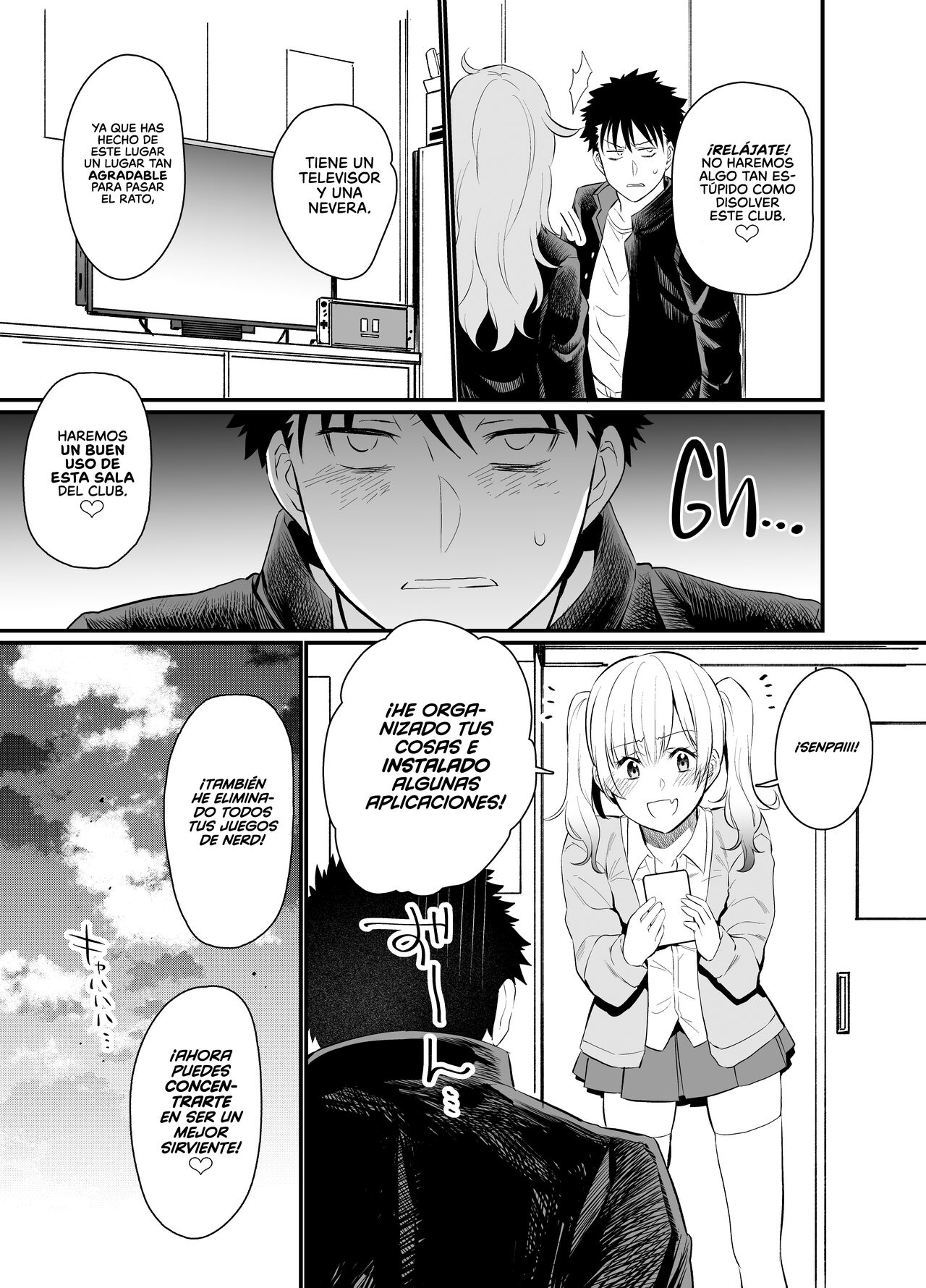 Namaiki Kouhai Gal ni Saimin Oshioki Sex | Castigando a mis Insolentes Kouhais Gyarus con Sexo de Hipnosis page 6 full