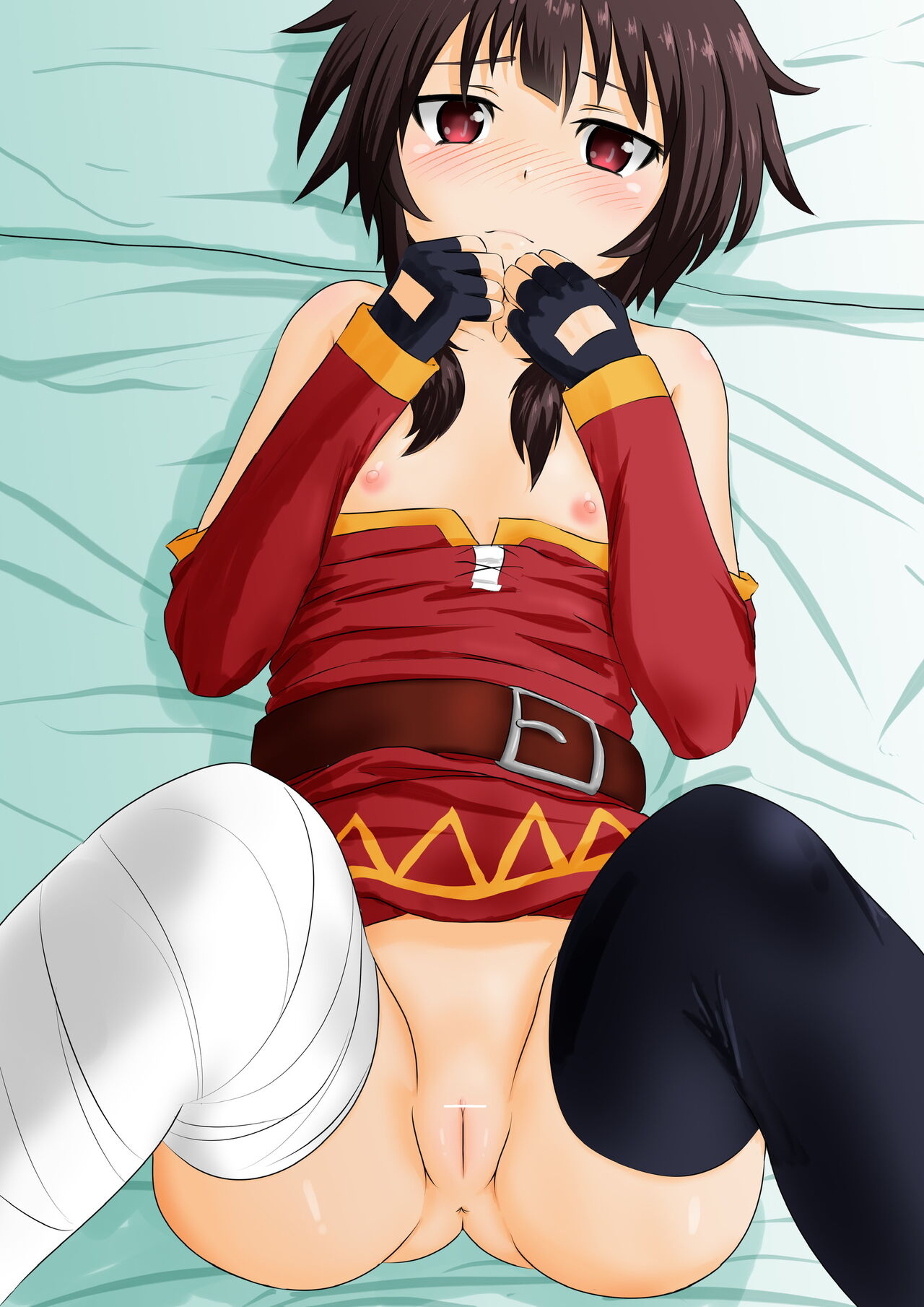 Megumin ga 1-nichi 1-kai Ero OK o Jouken ni Isourou Shite Kita Hanashi 30 page 8 full