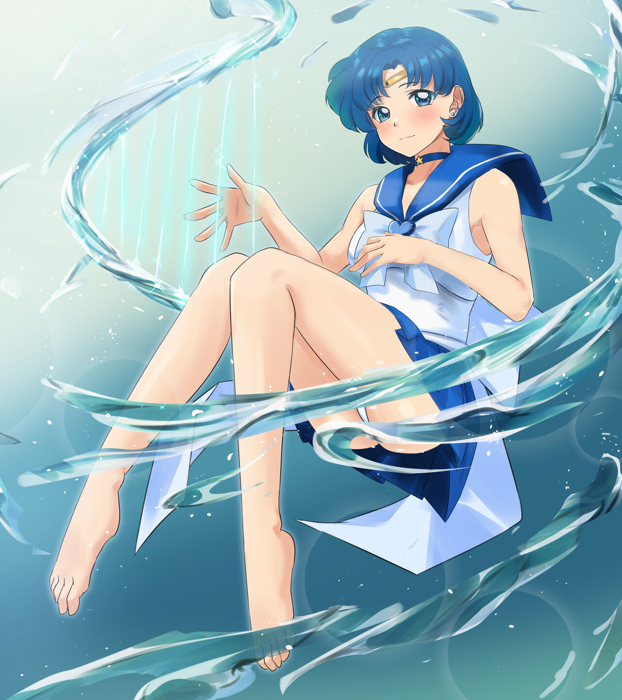 -Tenchi Girl Warrior Sailor Moon-Sailor Mercury page 6 full