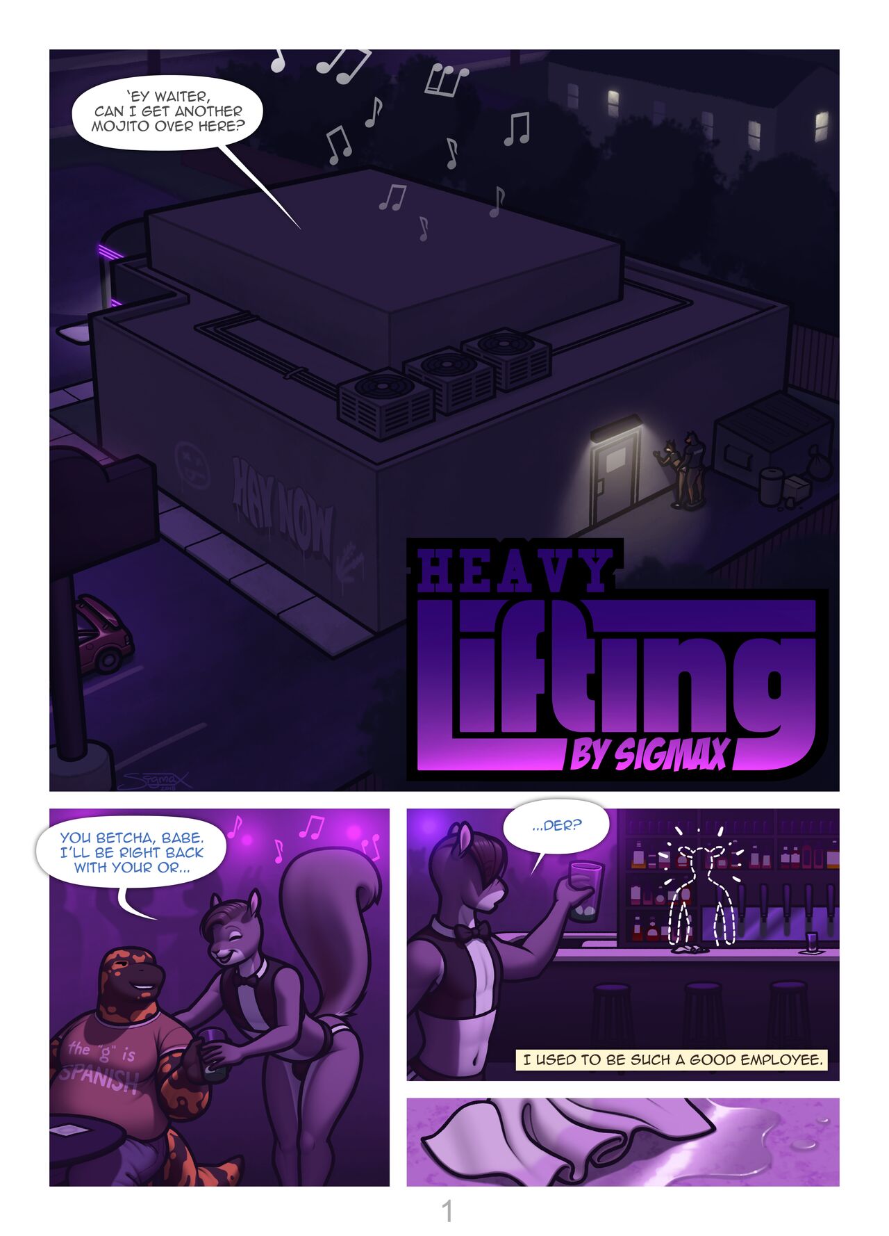 SigmaX - Heavy Lifting page 1 full