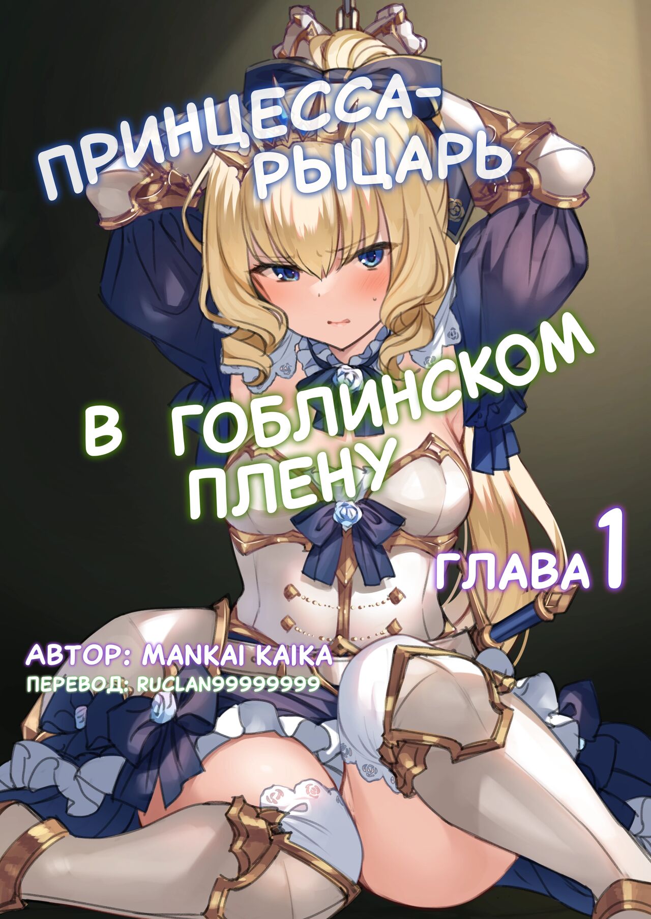 Hajimete Hime Kishi o Tsukamaete mita |  Принцесса-рыцарь в гоблинском плену - Глава 1 page 1 full