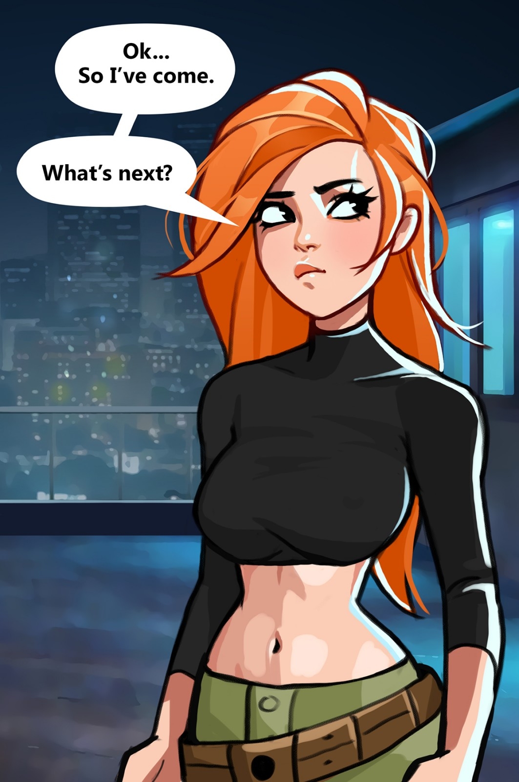 Kim and Shego Comic page 1 full