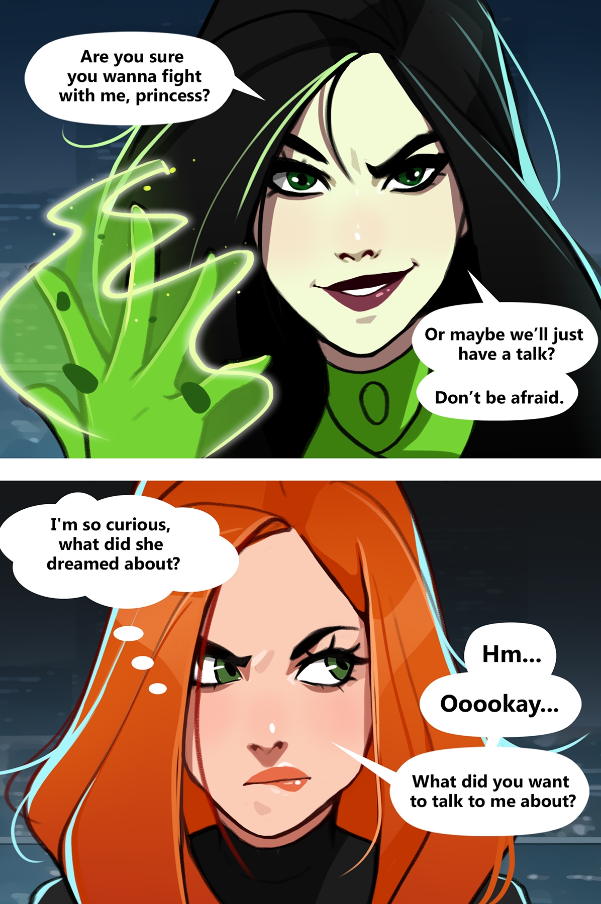 Kim and Shego Comic page 6 full